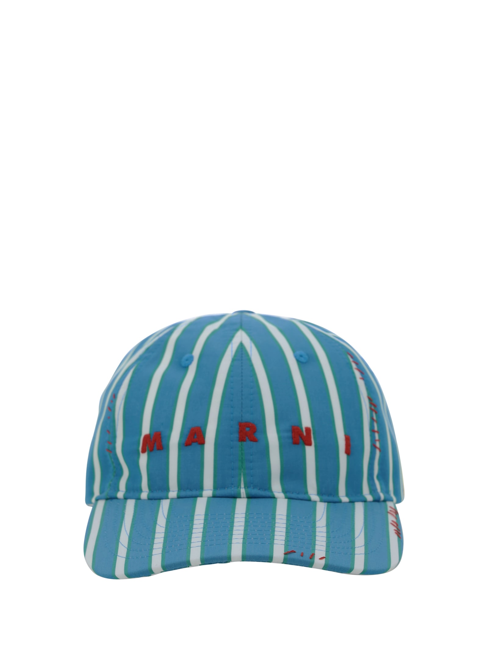 Shop Marni Baseball Hat In Cobalt