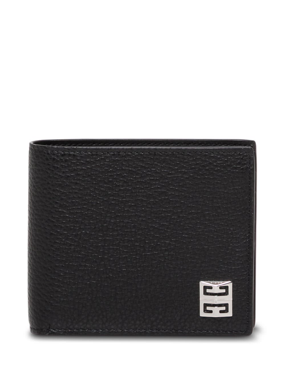 Givenchy Black Hammered Leather Wallet
