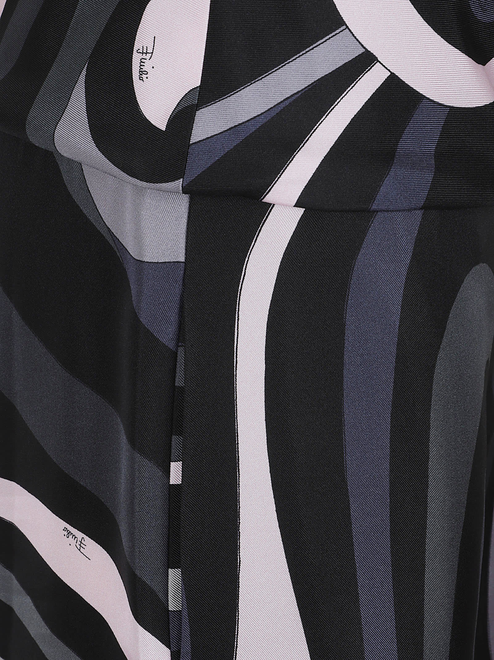 Pucci Tuta - Silk Twill In Blue