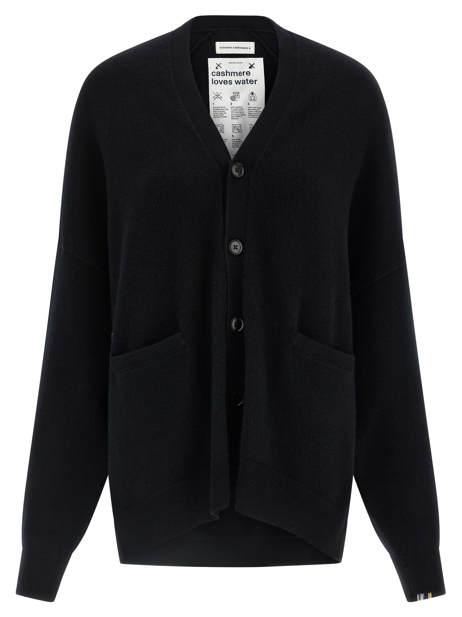 Extreme Cashmere N.24 Tokio Cardigan In Black
