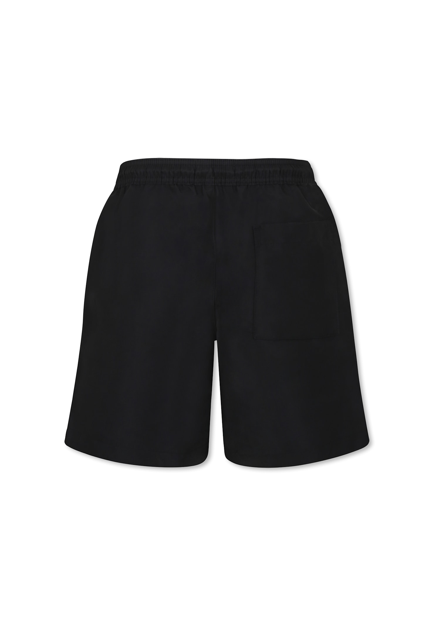 Calvin Klein Black Swim Shorts For Boy With Logo In Black