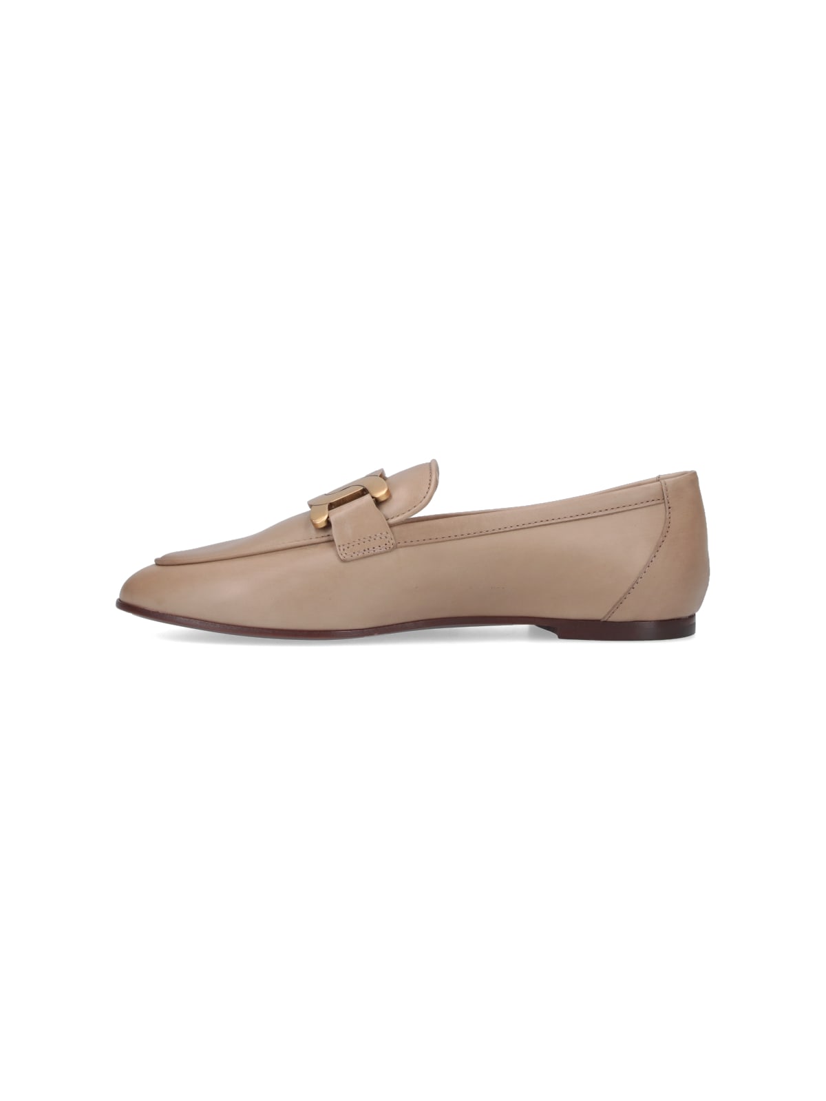 Shop Tod's Kate Loafers In Beige