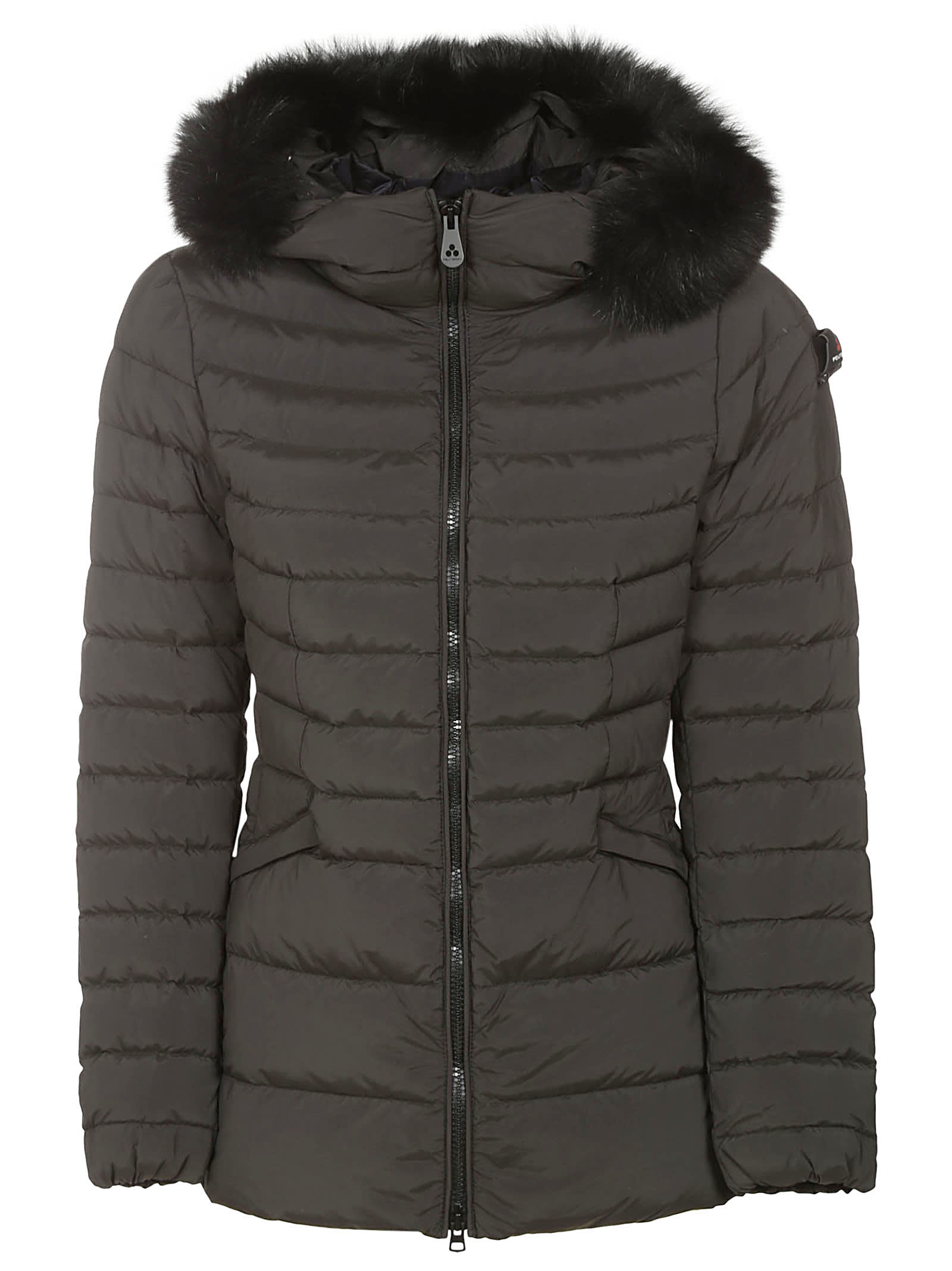 Peuterey Furred Hood Cropped Padded Jacket