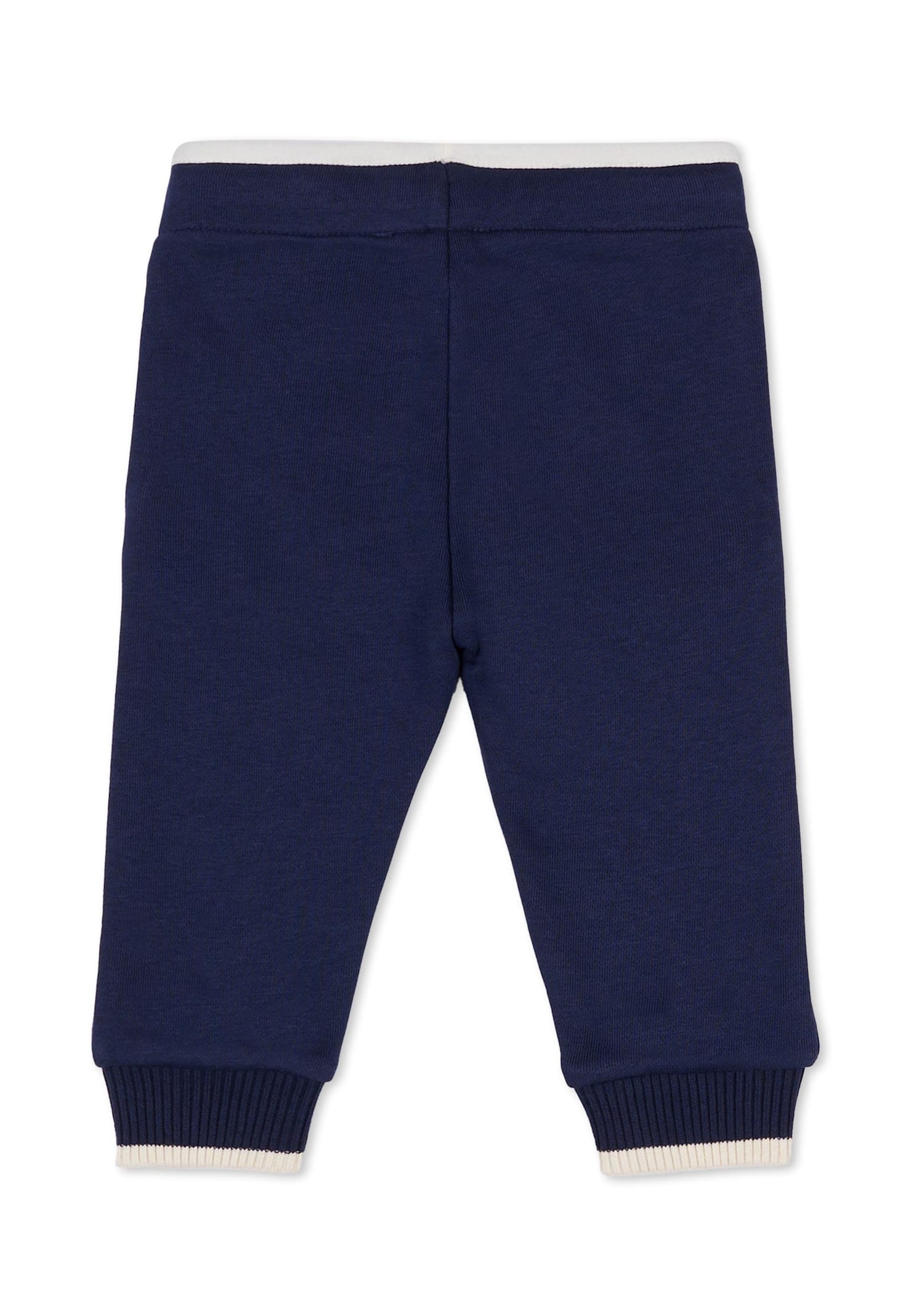 Timberland Blue Trouurs For Baby Boy With Logo In Blue