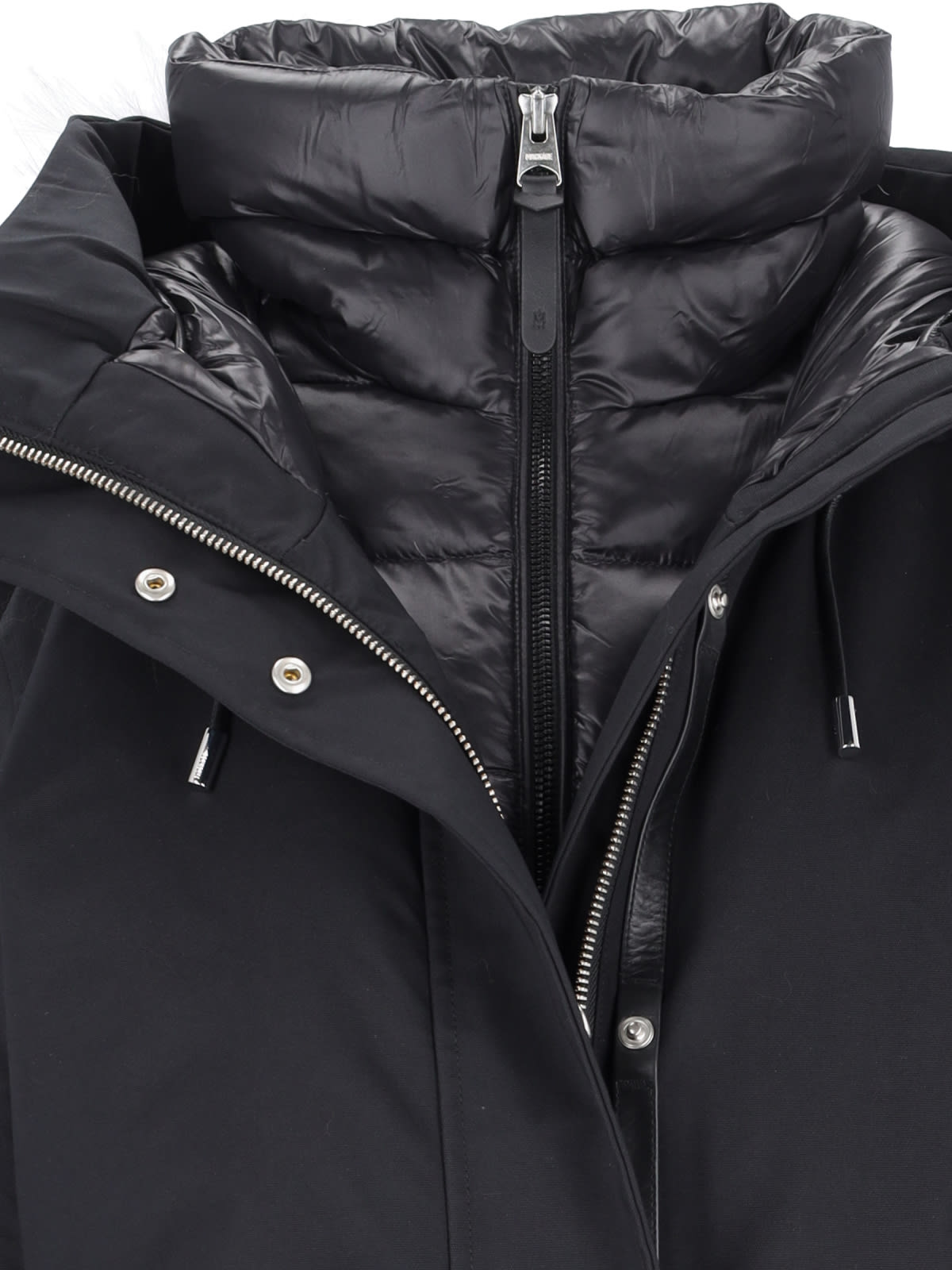 Shop Mackage Shiloh 2-in-1 Jacket In Black