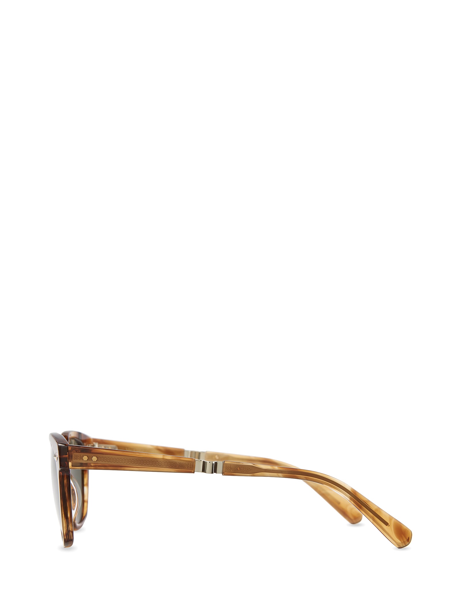 Shop Mr Leight Hanalei S Marbled Rye Sunglasses