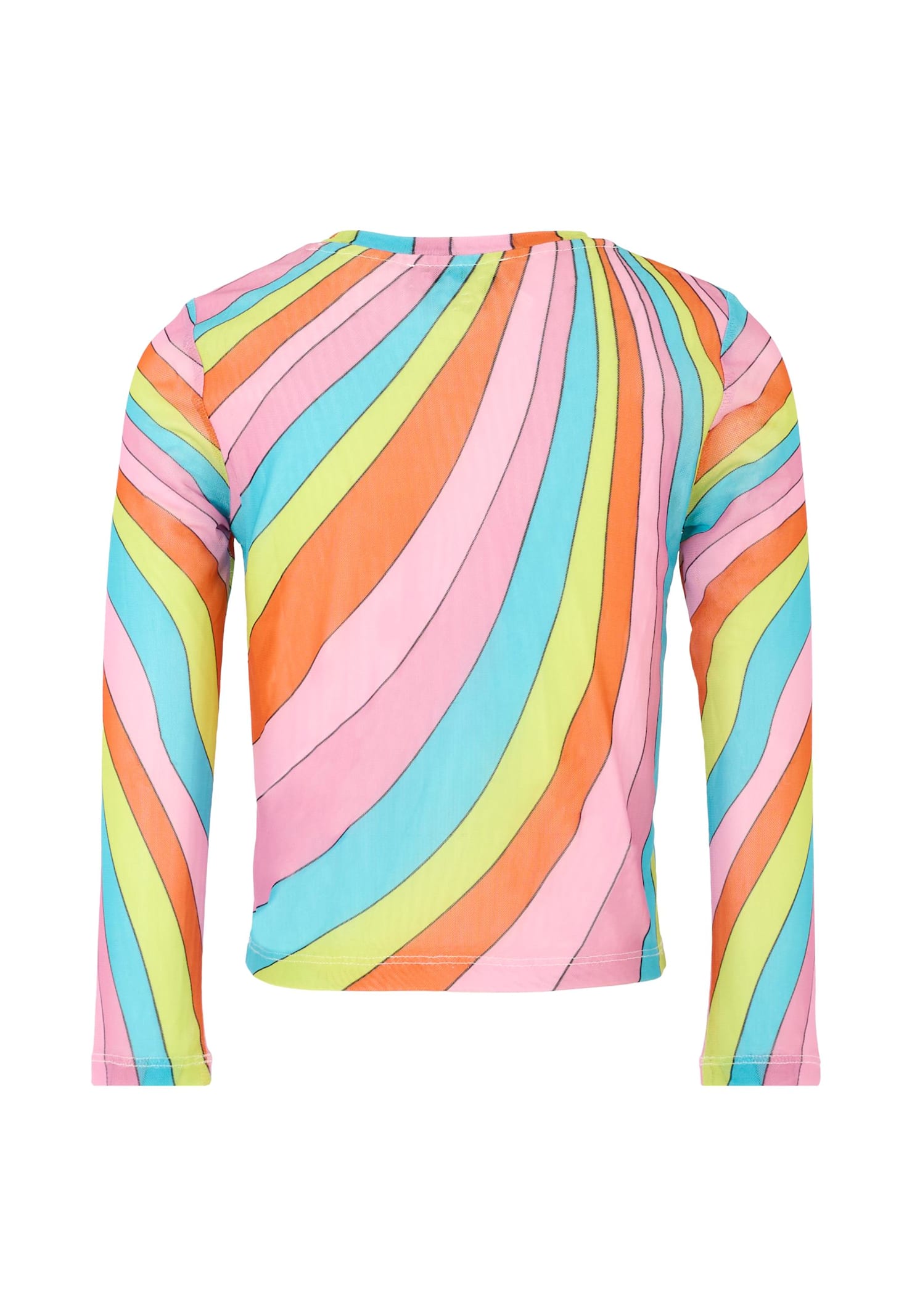 Stella Mccartney Multicolor T-shirt For Girl With Logo In Brown