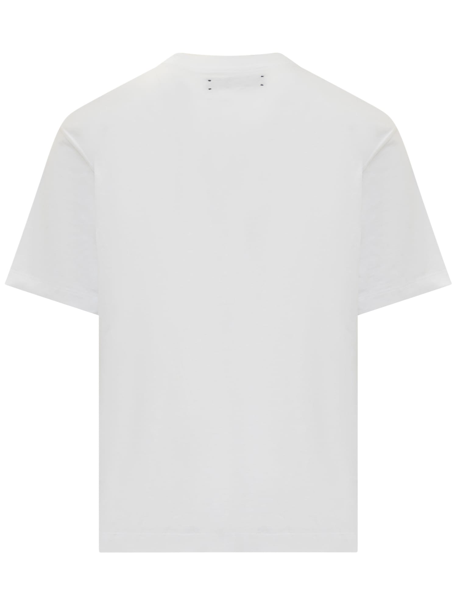 Shop Amiri Ma Bar Logo T-shirt In White