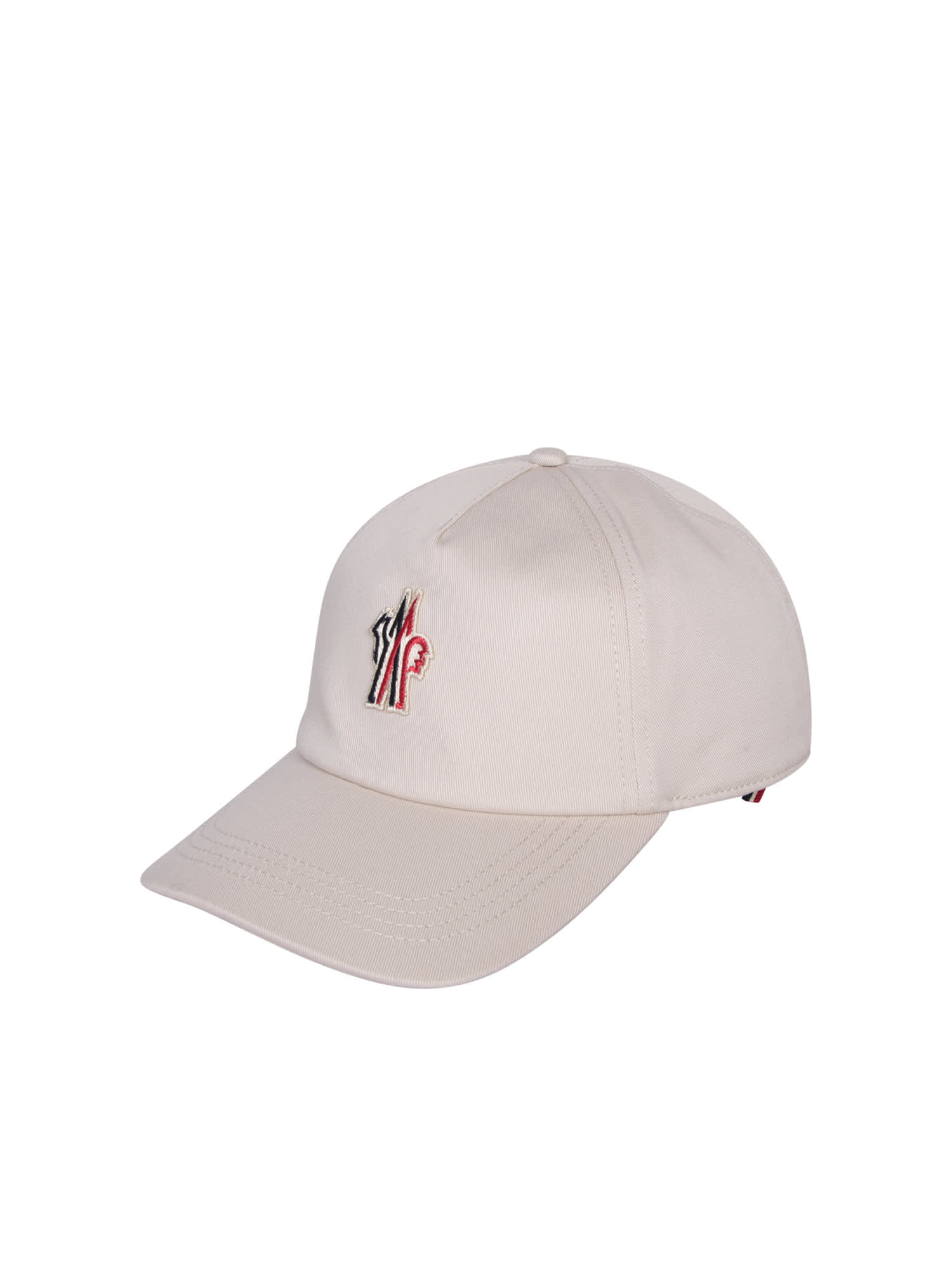 Shop Moncler White Baseball Cap