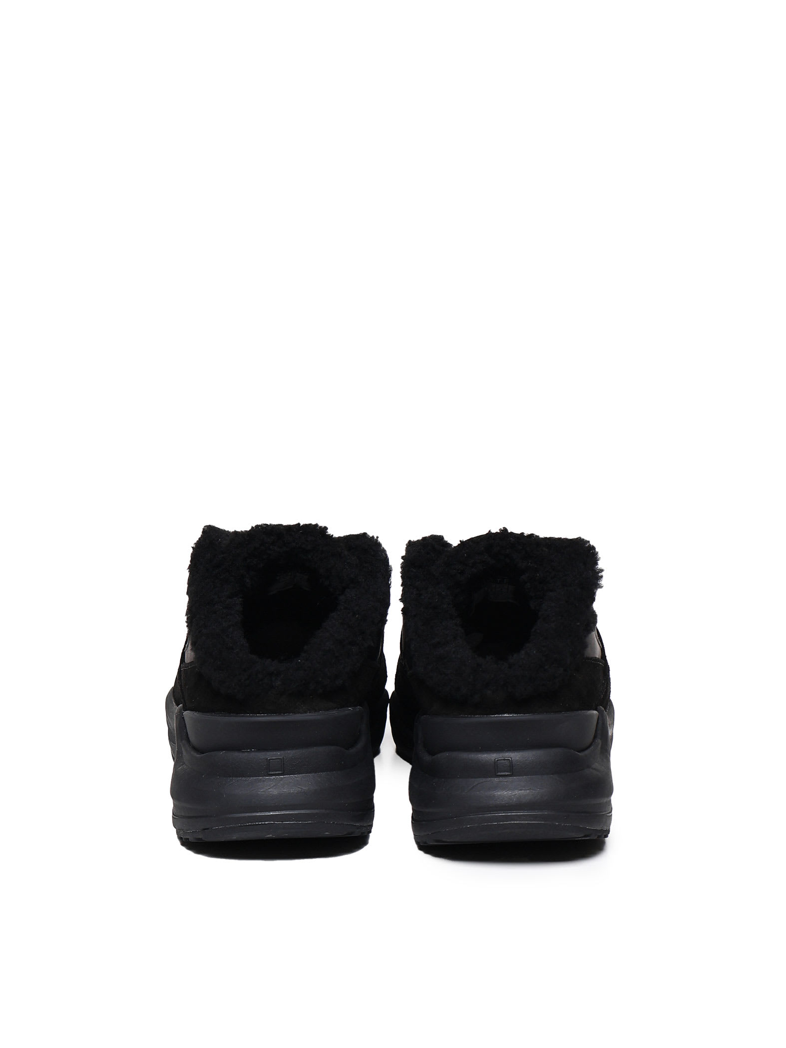 Shop Date Sneakers Sabot In Black