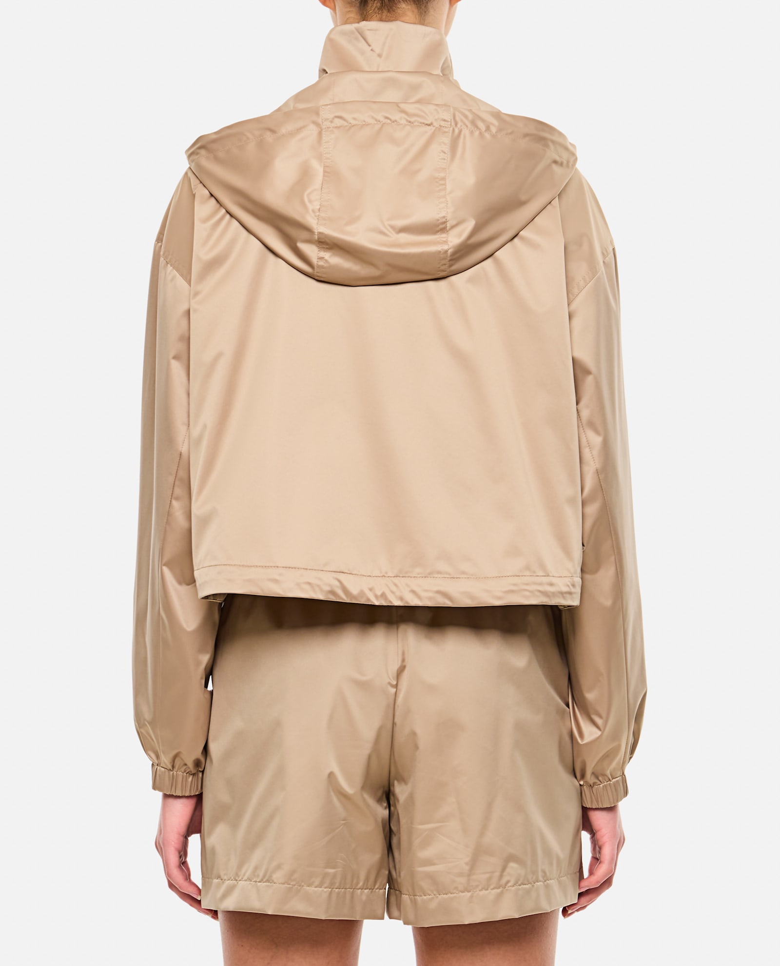 FENDI CAPPUCCINO POLYESTER WINDBREAKER