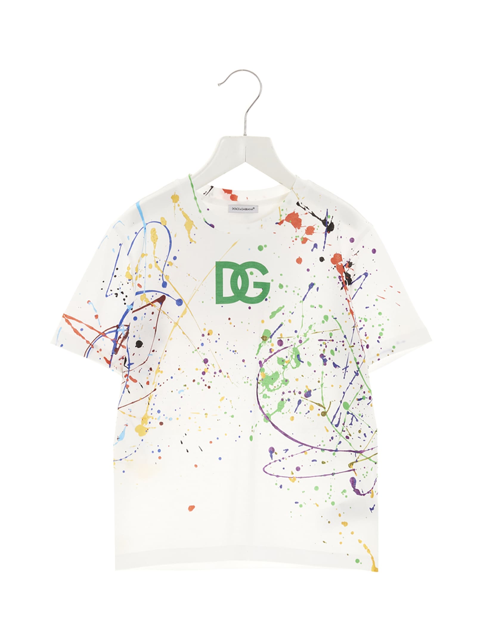 Dolce & Gabbana Kids' Pollock T-shirt In Multicolor