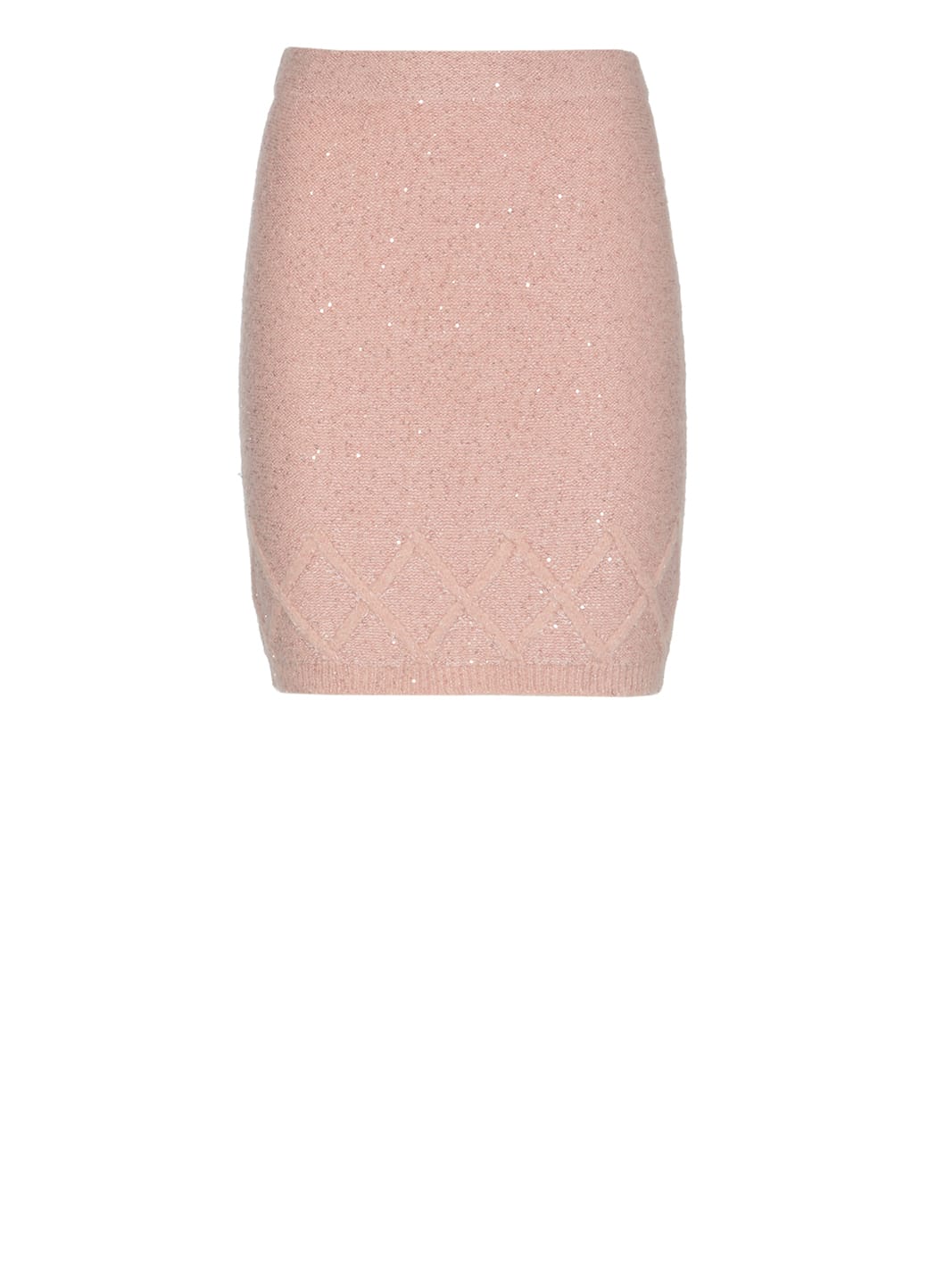 D.Exterior Mini Skirt With Sequins