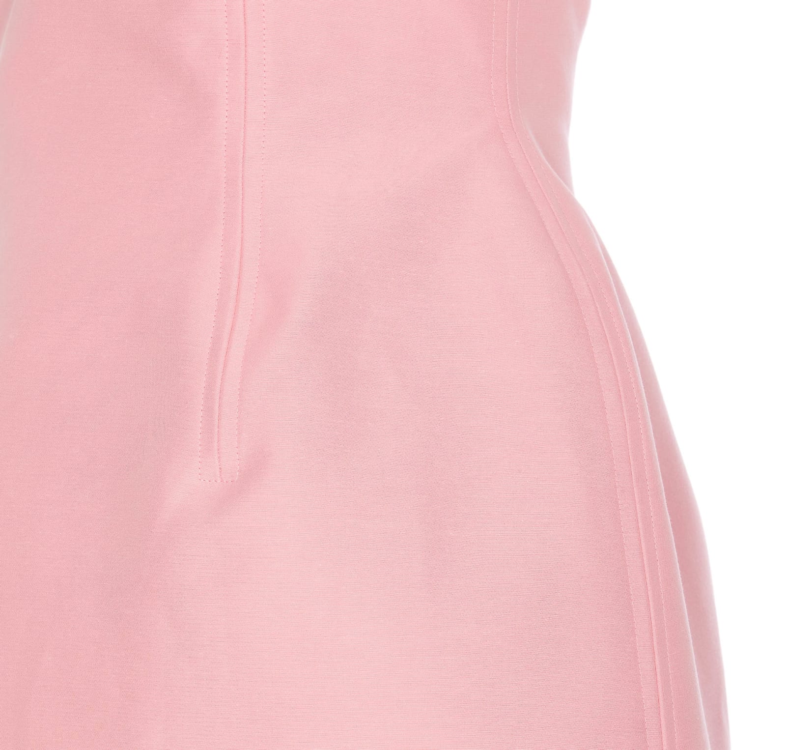 Shop Marni Cady Bustier Mini Dress In Pink