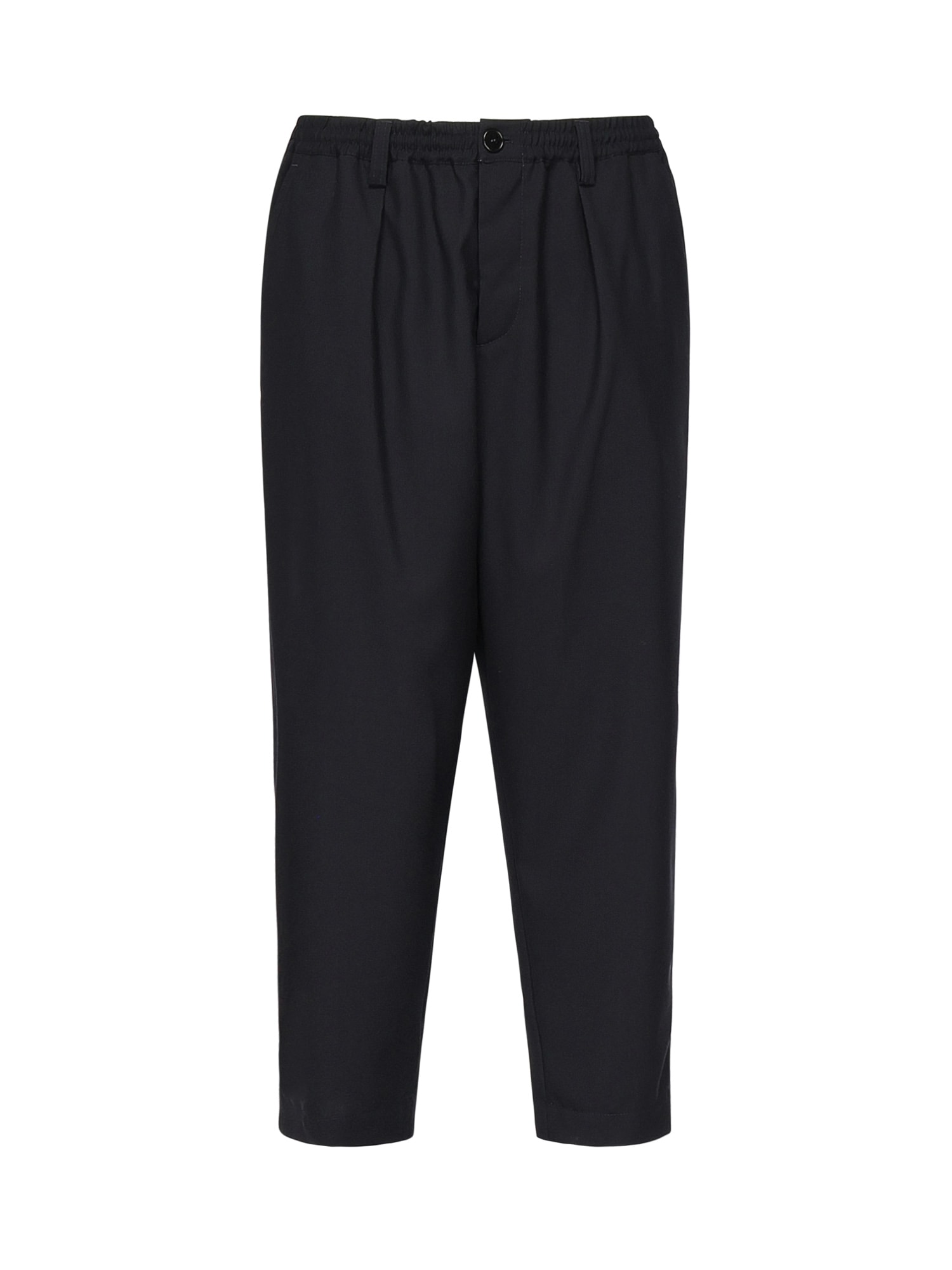 Cropped Pants In Cool Wool