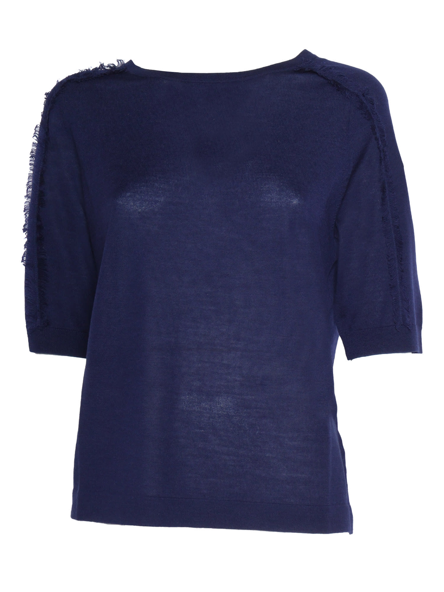Shop Ballantyne Blue Short-sleeved Shirt
