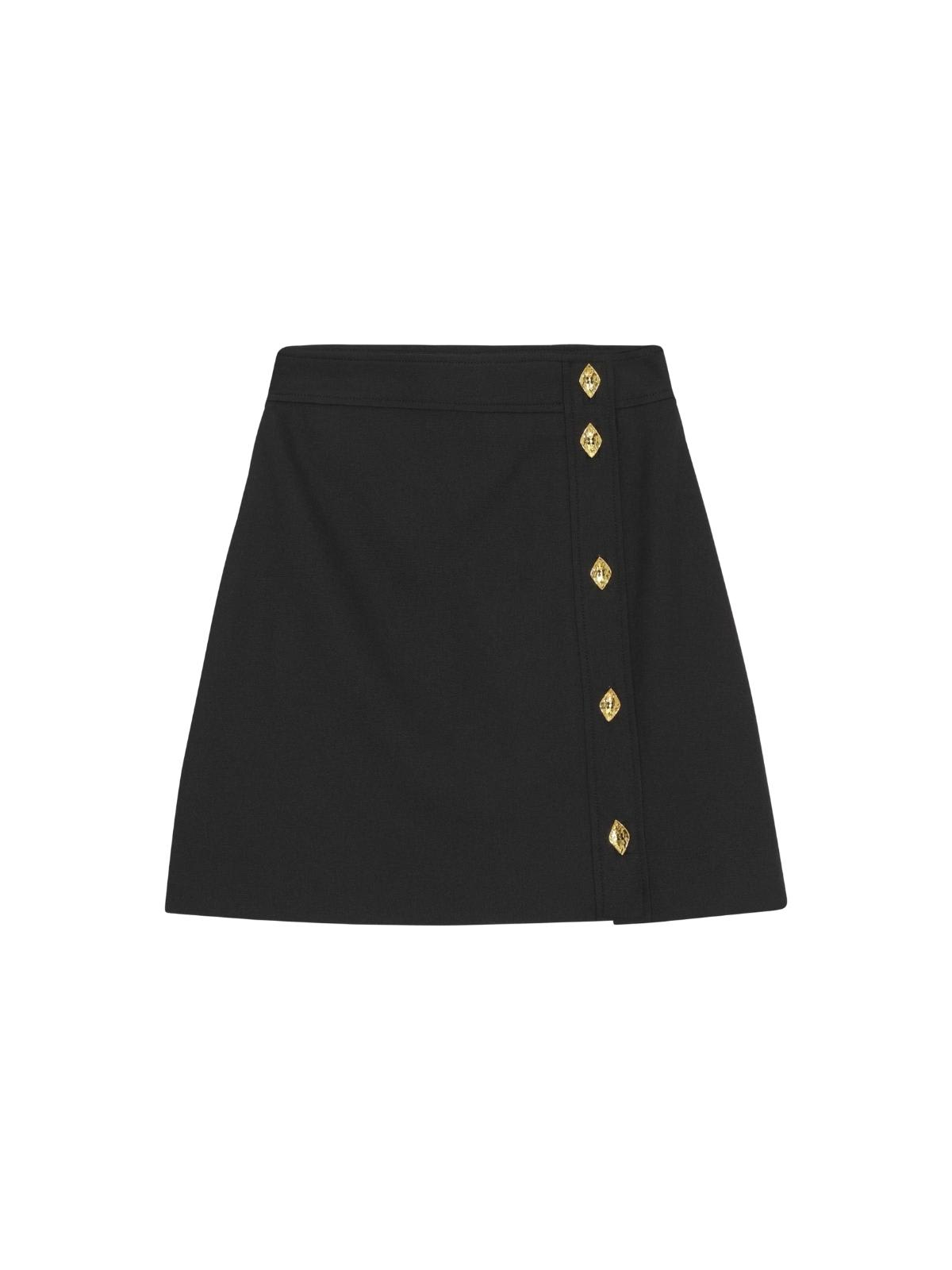Ganni Summer Suiting Mini Skirt