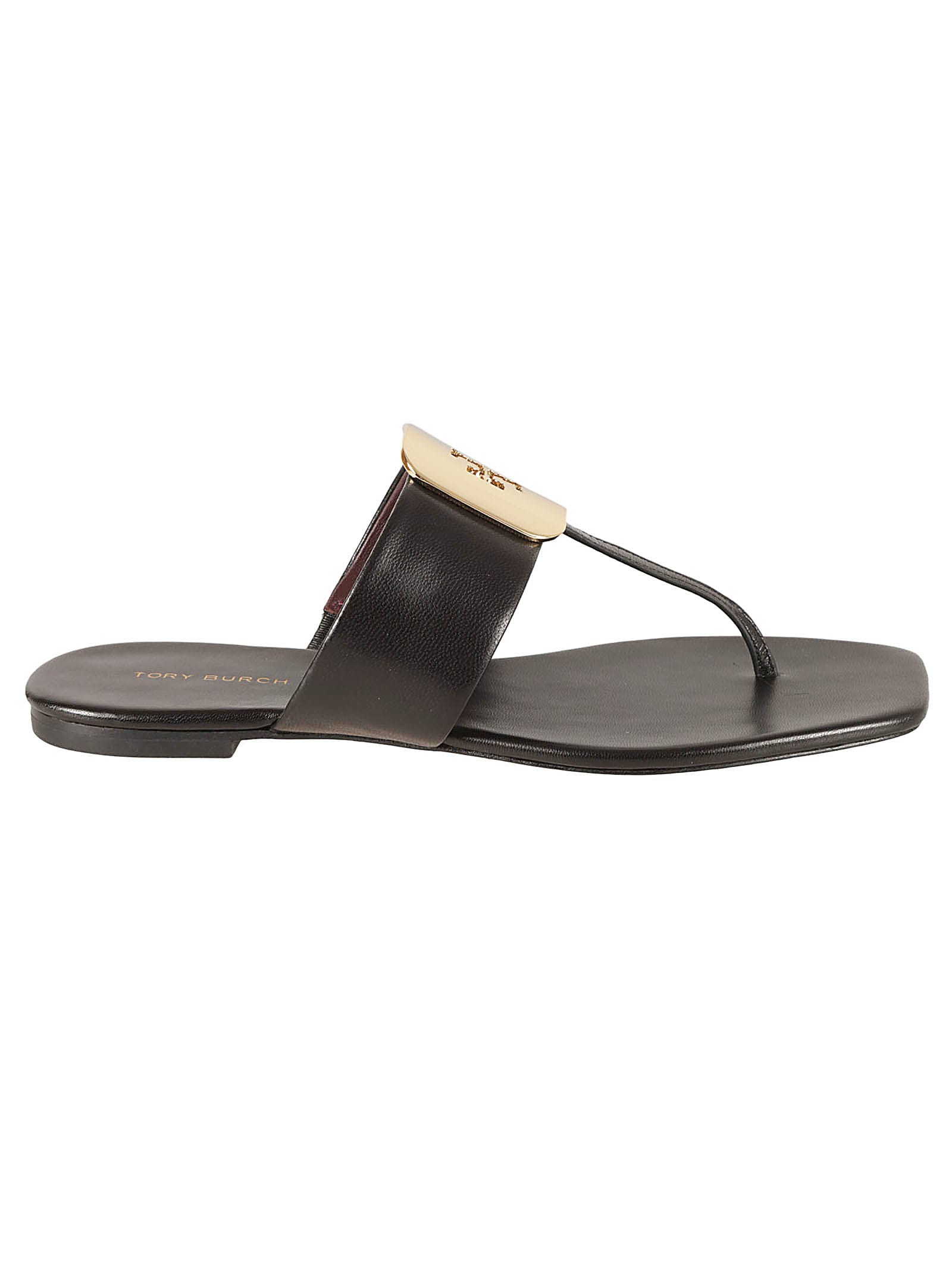 Shop Tory Burch Georgia Sandals In Perfect Black