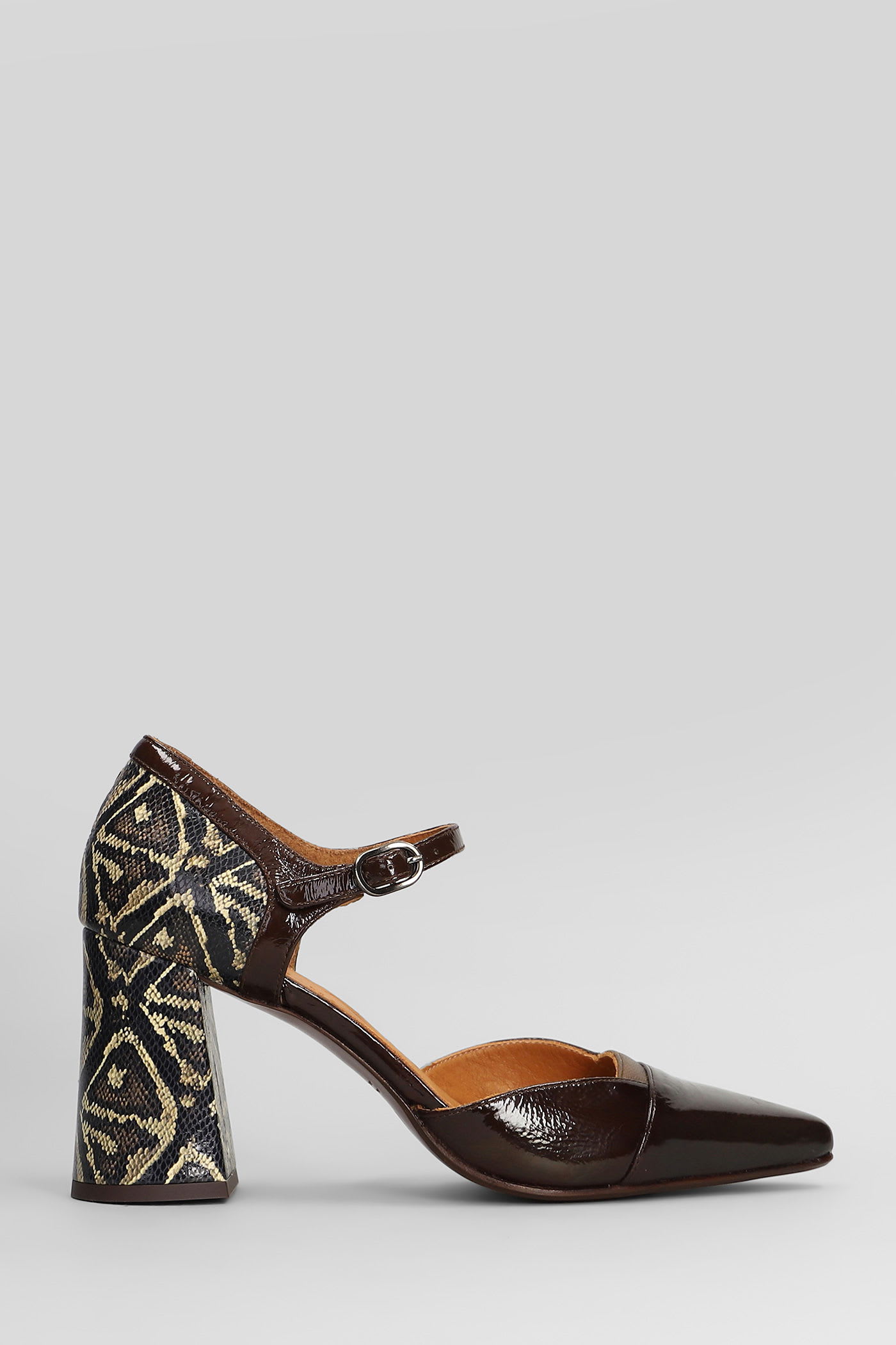 Luer Pumps In Brown Leather