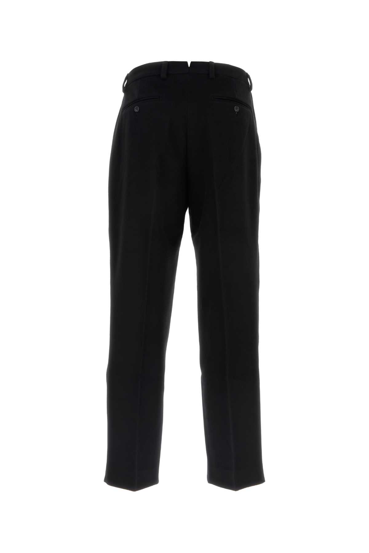 Shop Vtmnts Black Felt Pant