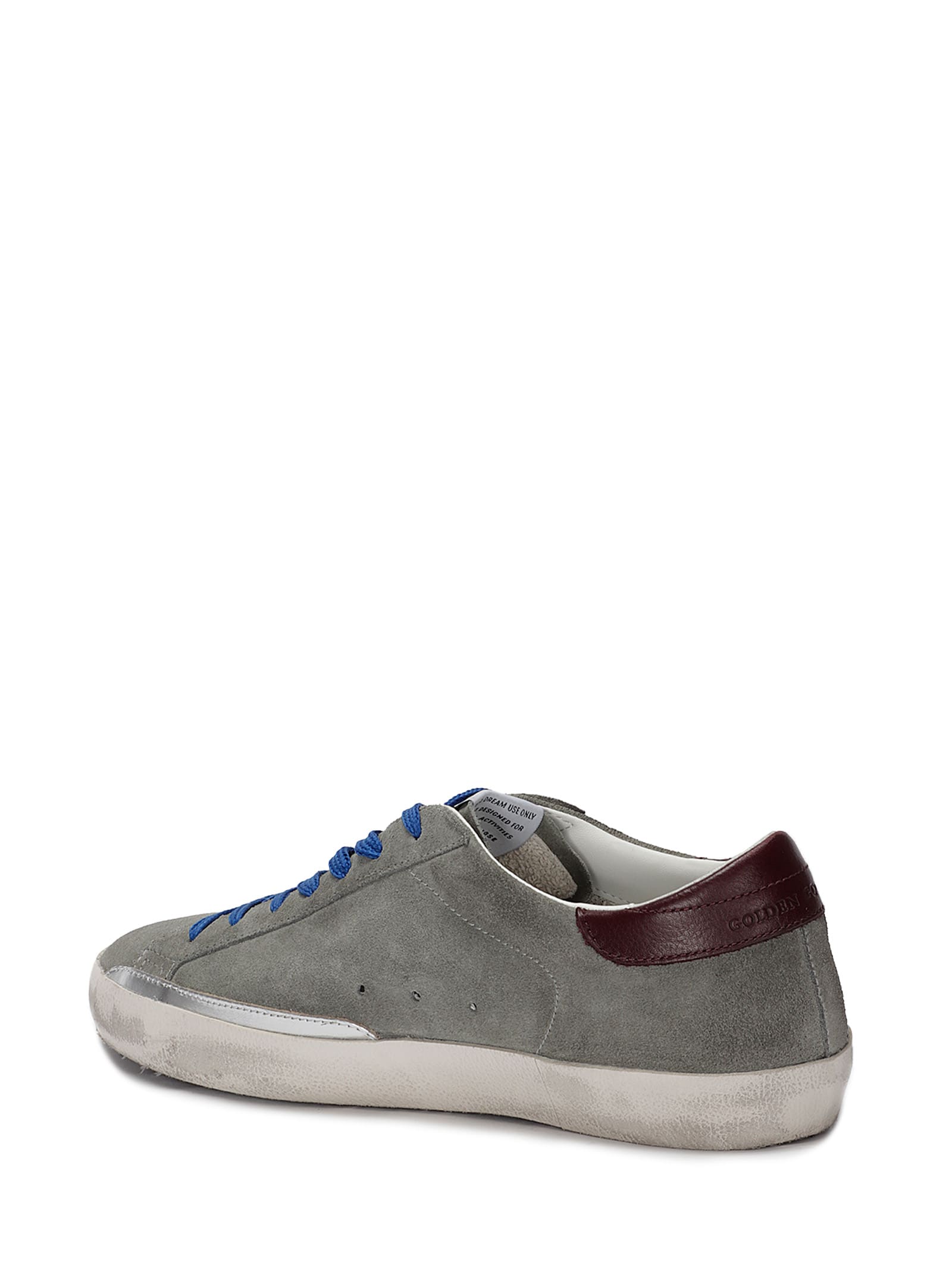 Golden Goose Super-star Suede Upper And Toe Leather Star And He In Green