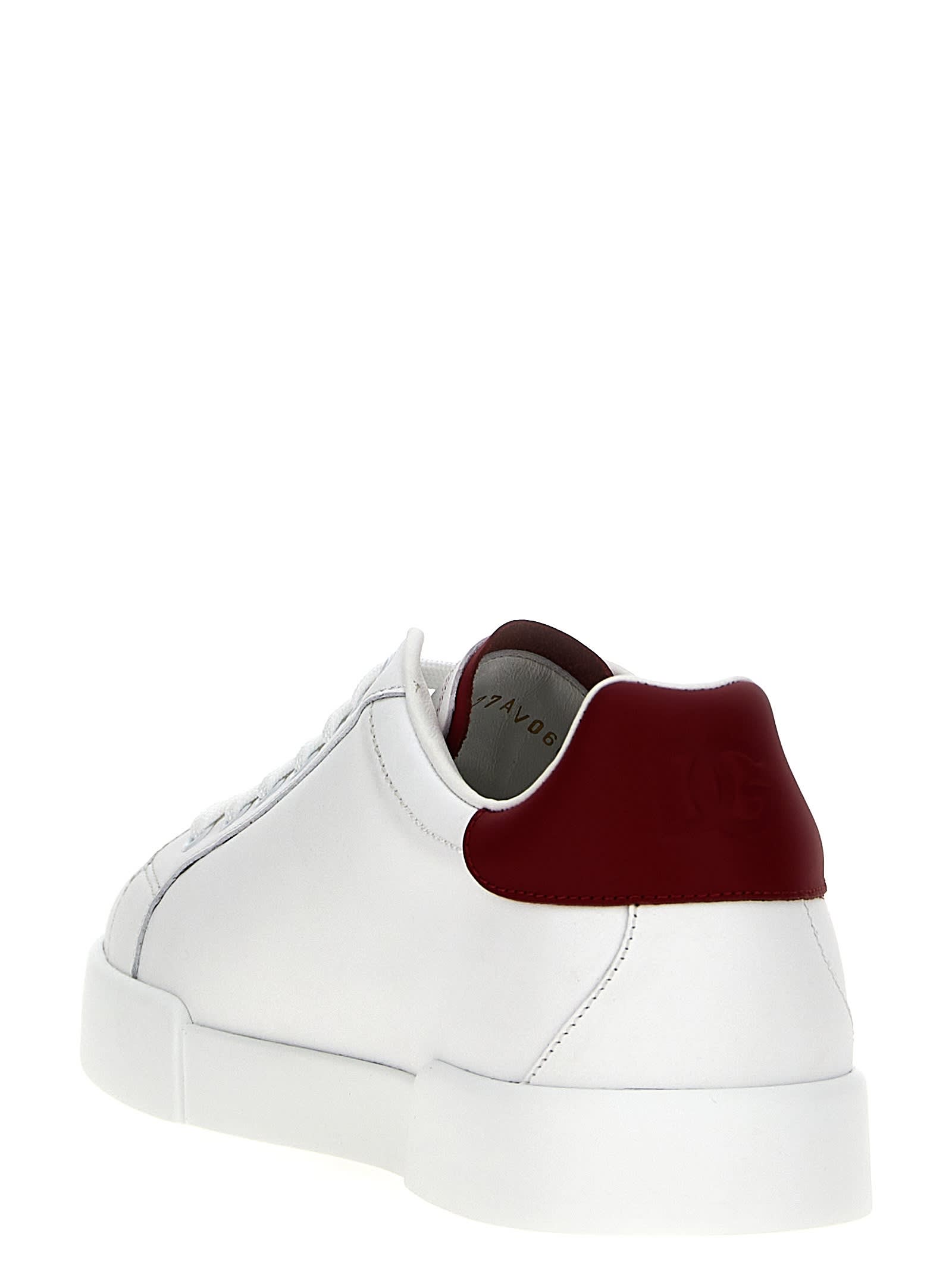 Shop Dolce & Gabbana Portofino Sneakers In Red