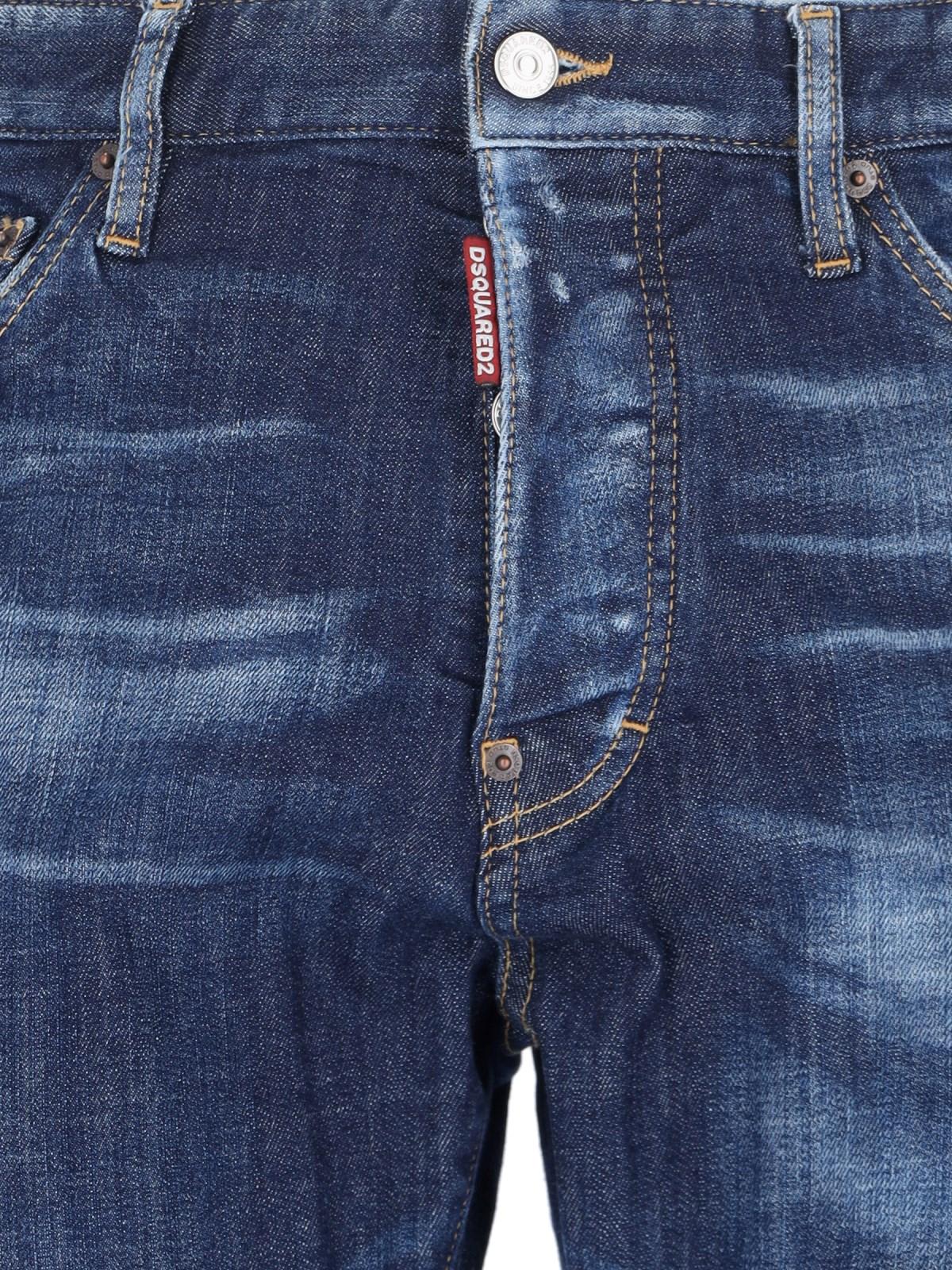 Shop Dsquared2 Cool Guy Straight Jeans In Blue