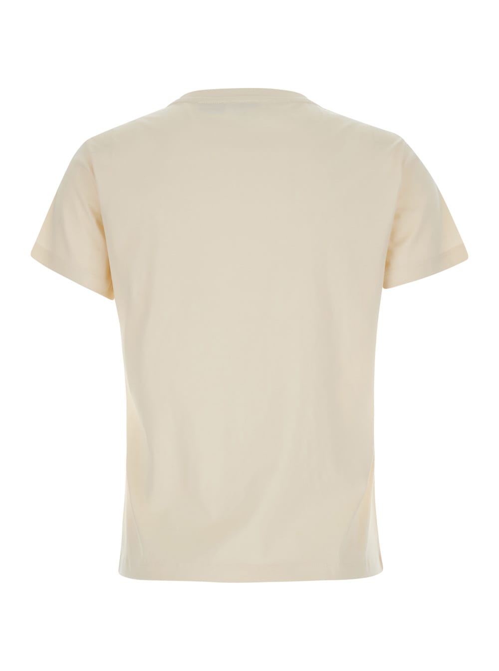 Shop Pinko Quentin White T-shirt With Maxi Logo On The Front Jersey Woman