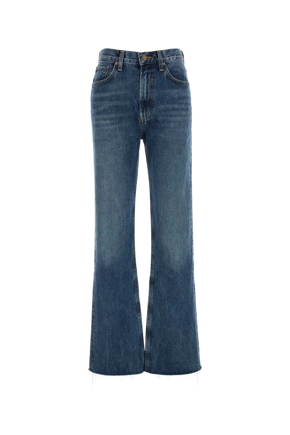 Agolde Parker Easy Straight Jean In Placebo