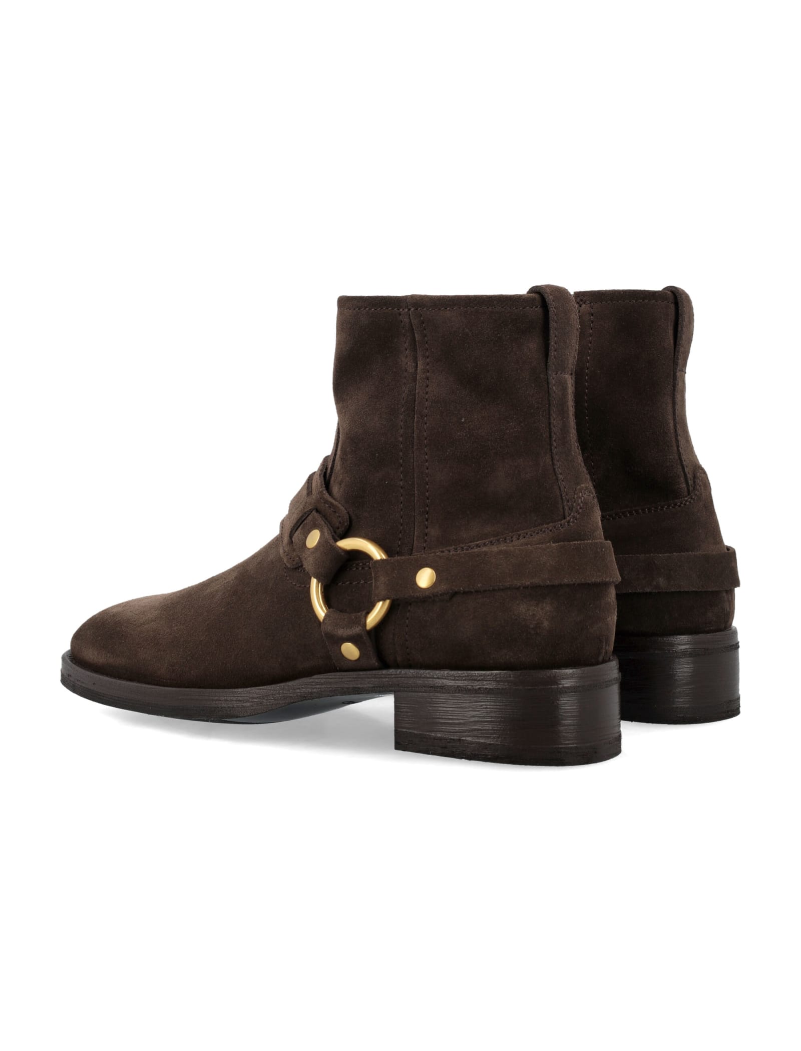 Shop Tom Ford Cavendish Harness Boots In Wood