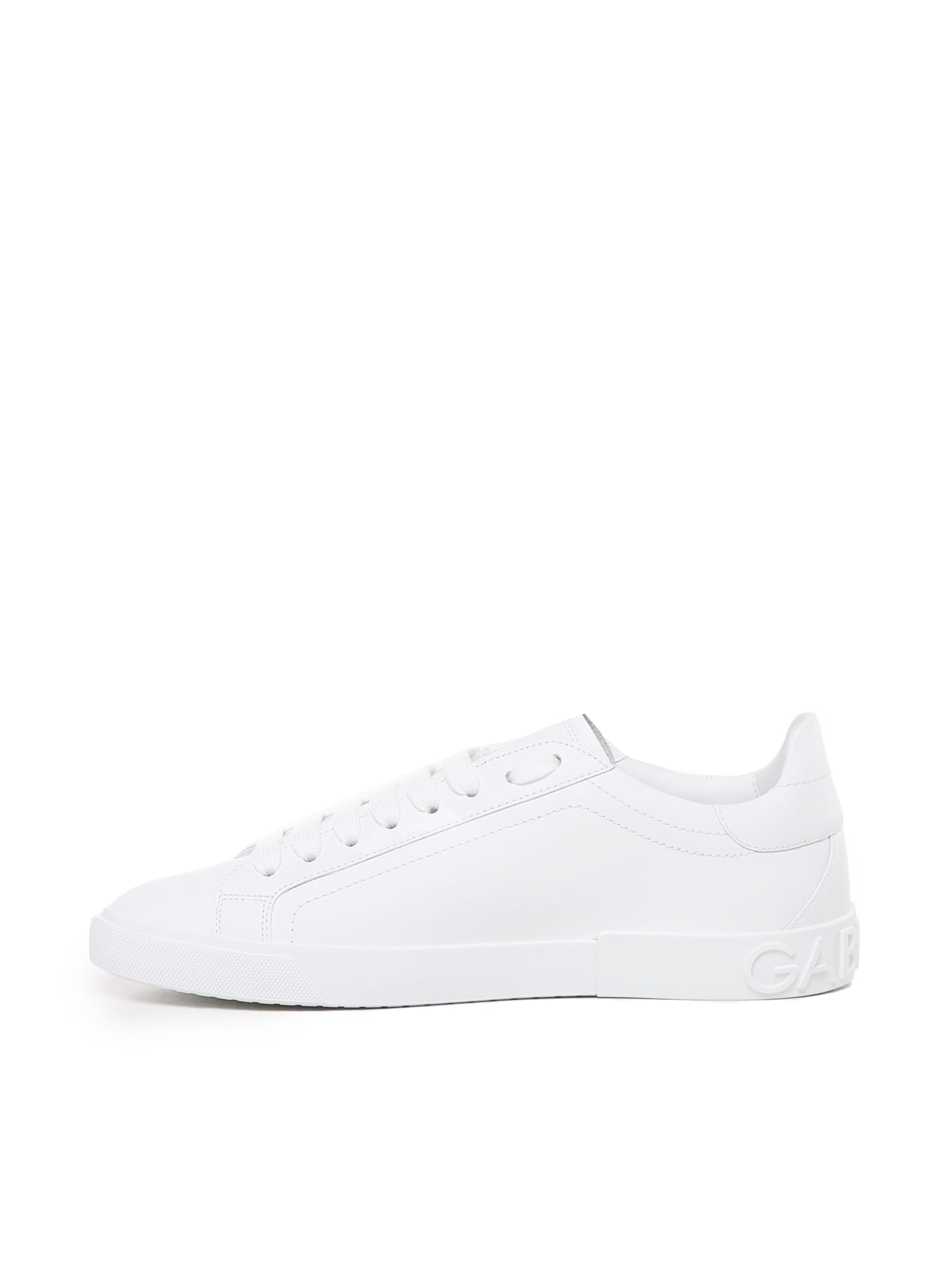 Shop Dolce & Gabbana Portofino Vintage In Calfskin In White