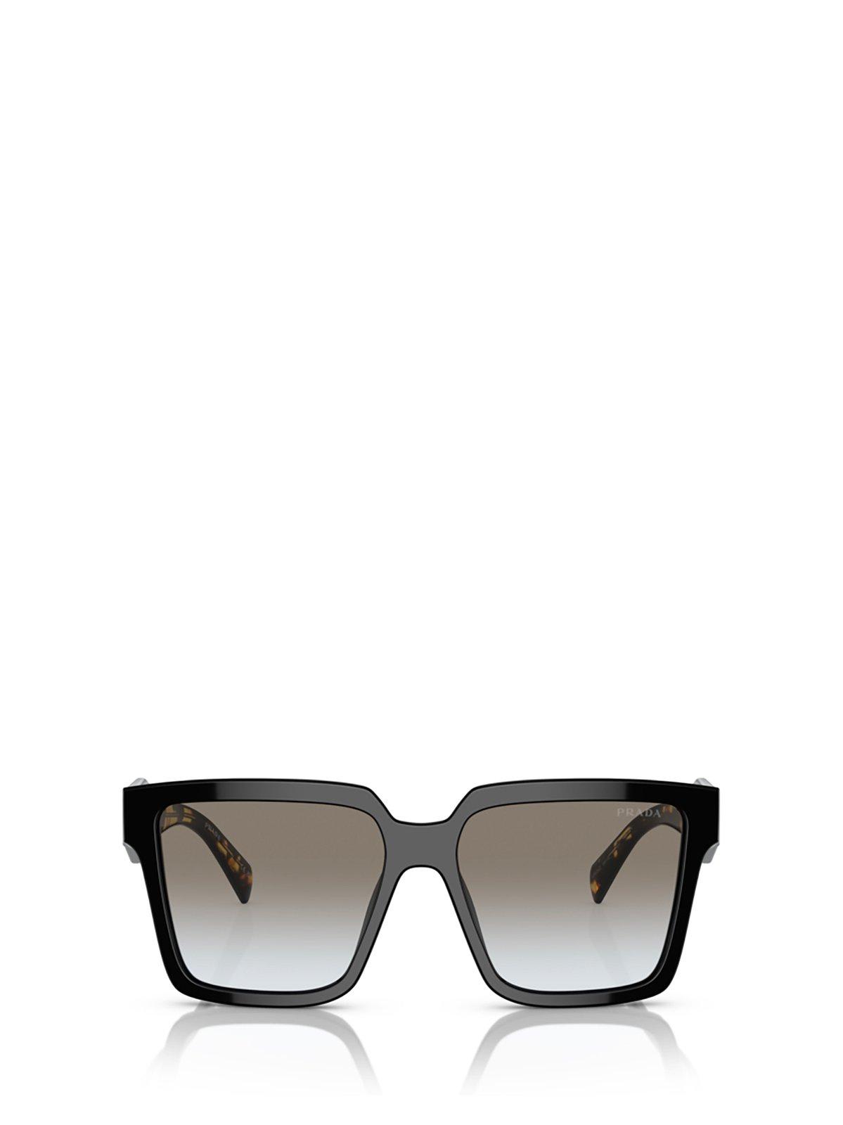Shop Prada Square-frame Sunglasses Sunglasses In 1ab0a7 Black
