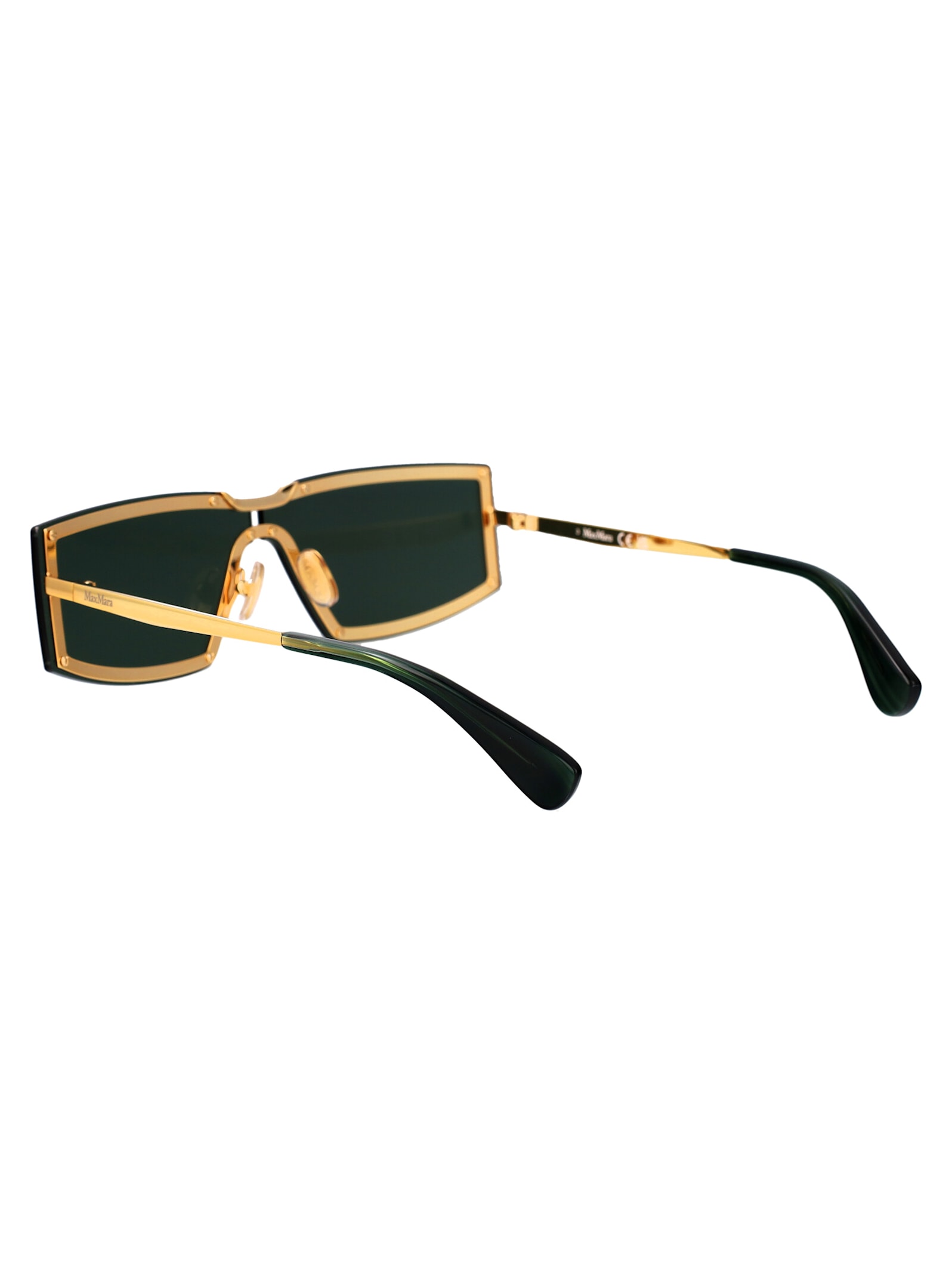 Shop Max Mara Mm0118/s Sunglasses In Green