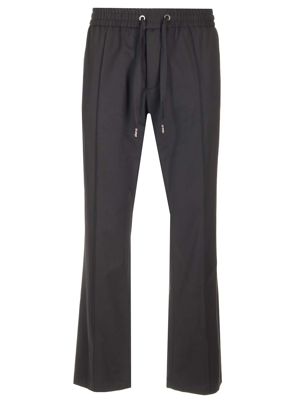 Shop Dolce & Gabbana Elastic Waist Tailored Trousers In Black