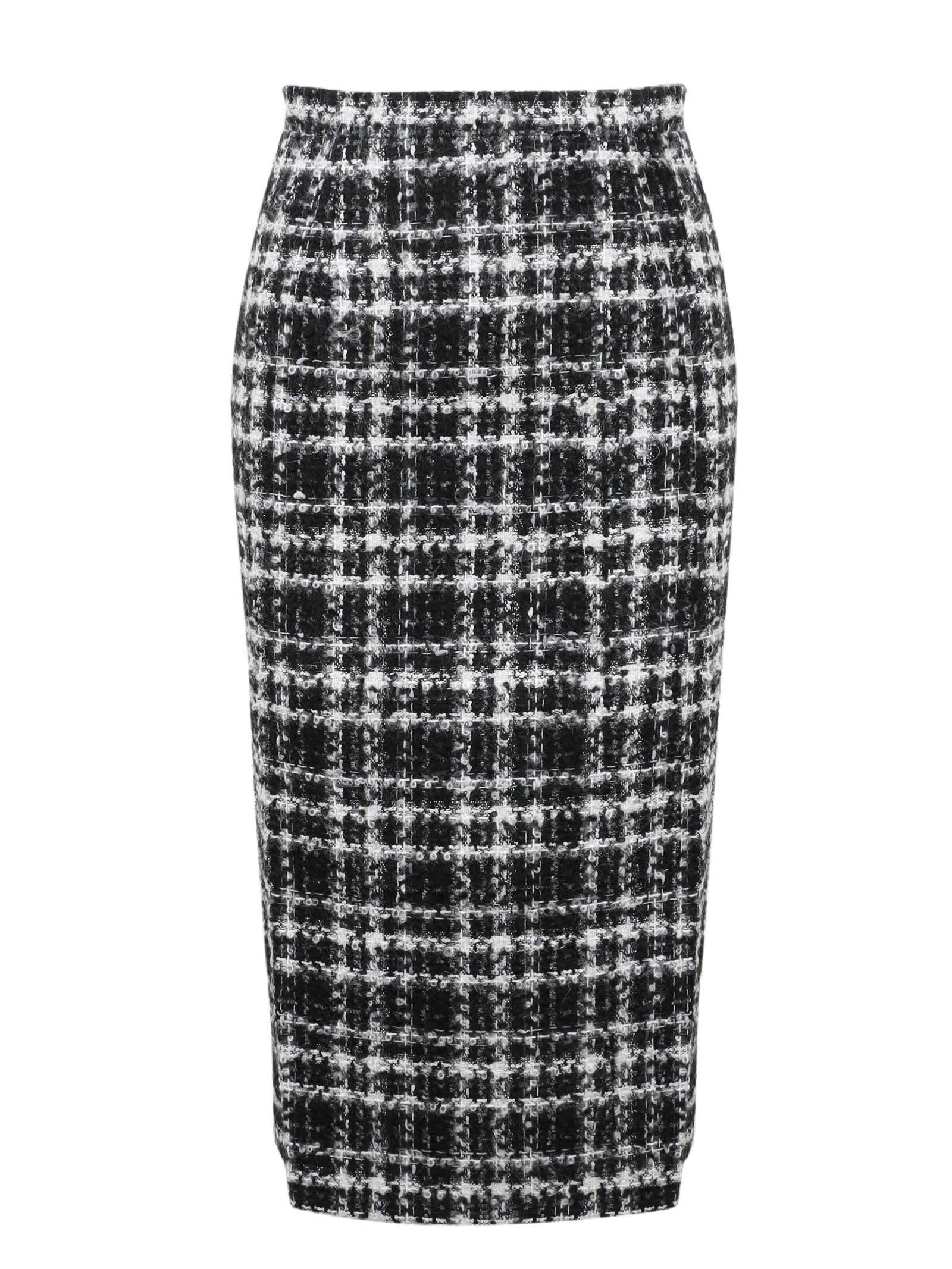 Alessandra Rich Tweed Pencil Skirt