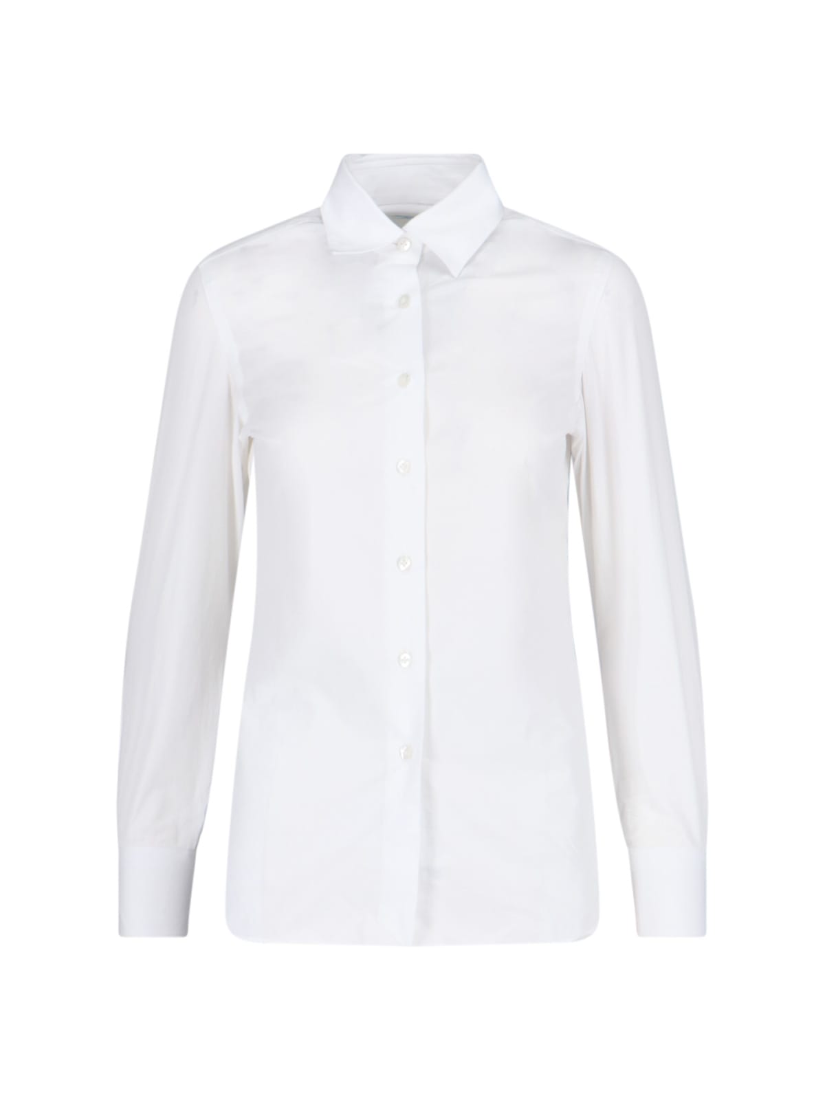 Shop Finamore Classic Silvio Shirt In White