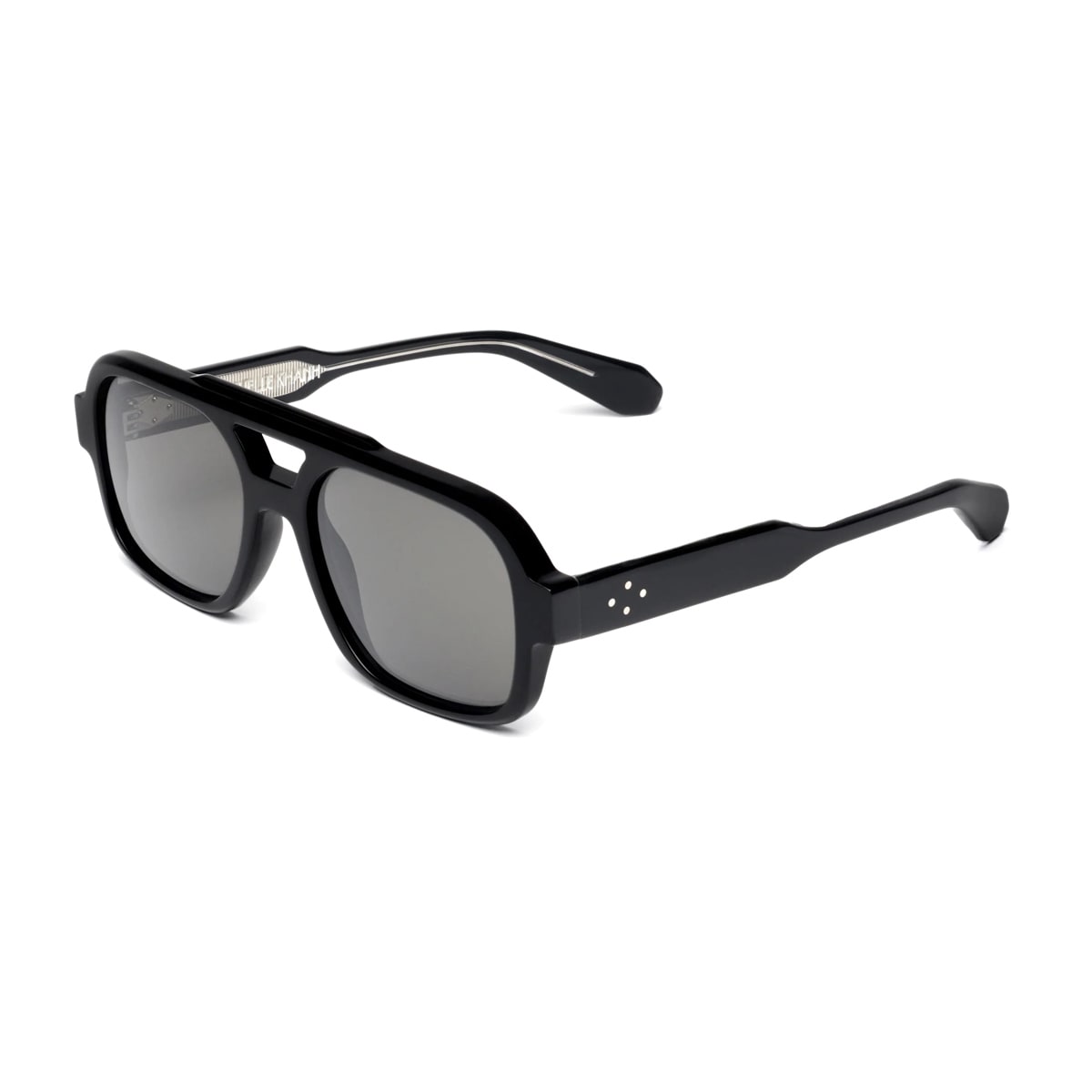 Emmanuelle Khanh Emmanuel Kahn Hero 169a Cristal Nero Sunglasses In Black