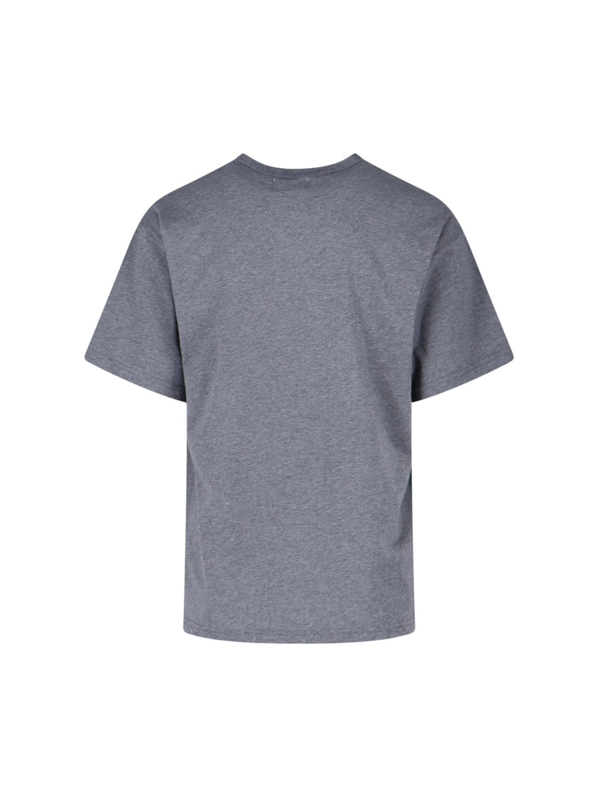 Magliano Graphic Print Crew Neck Short Sleeve Top In Gray