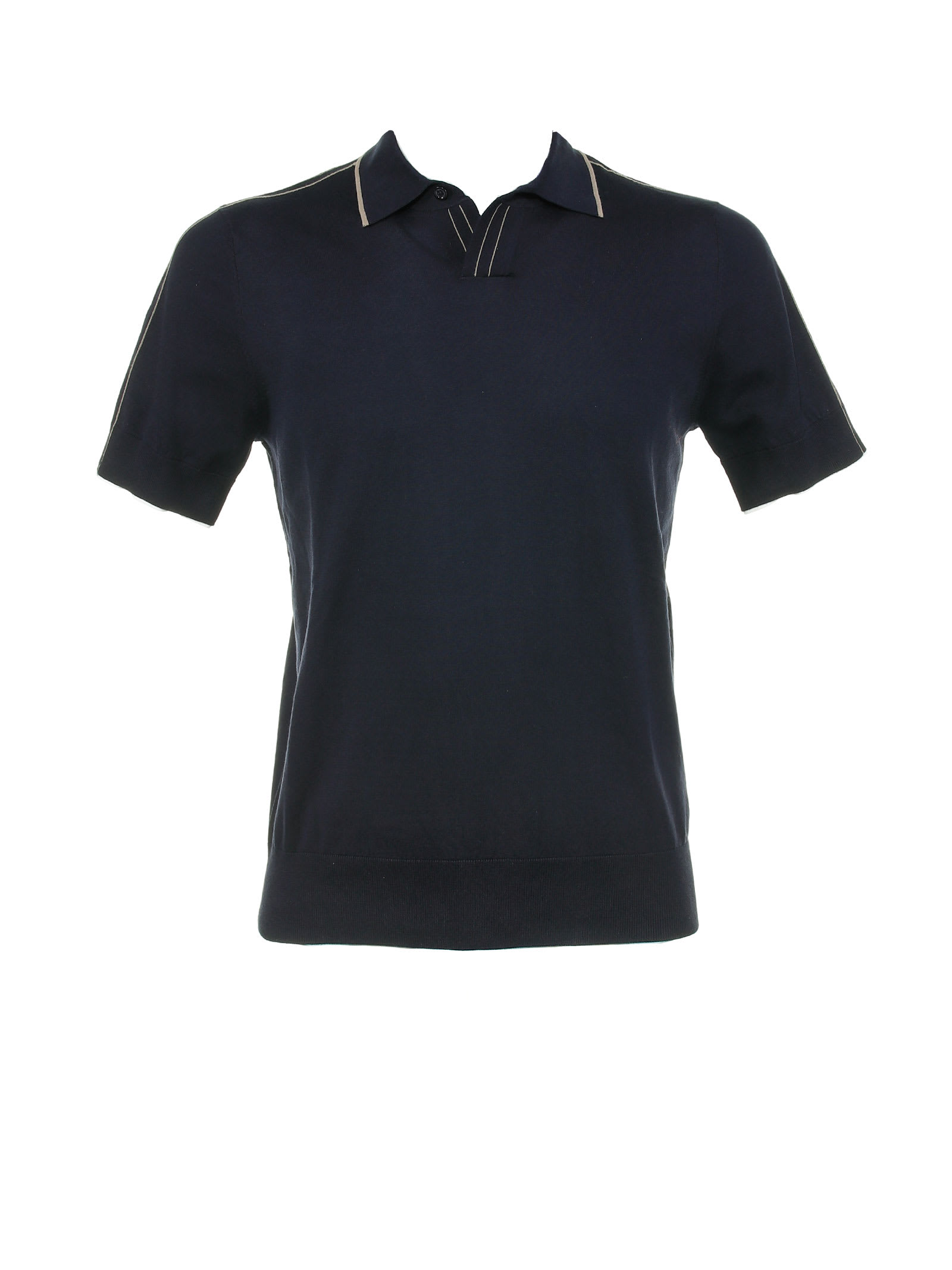 Paolo Pecora Polo Shirt With Contrasting Detail