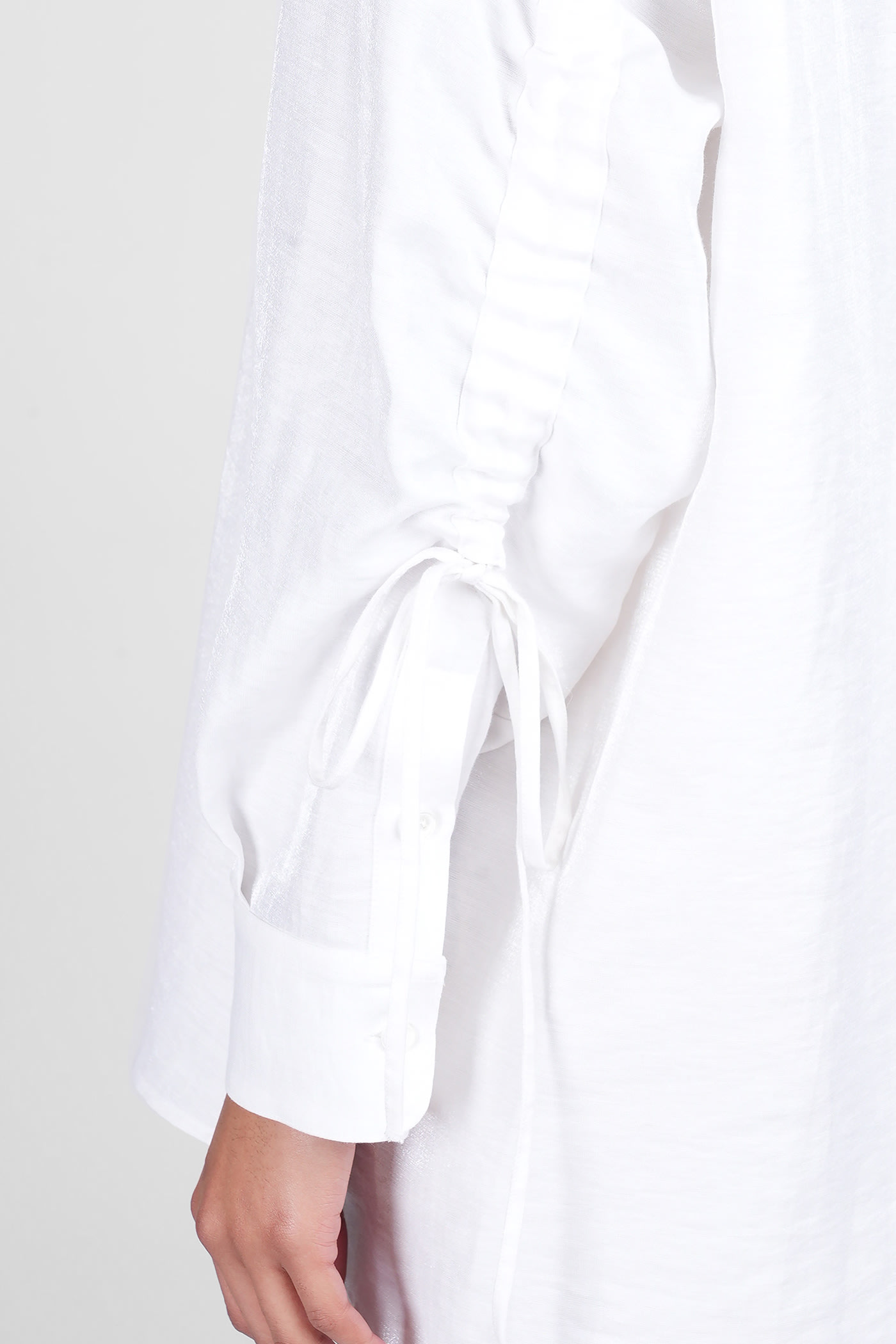Darkpark Keanu Shirt In White Linen