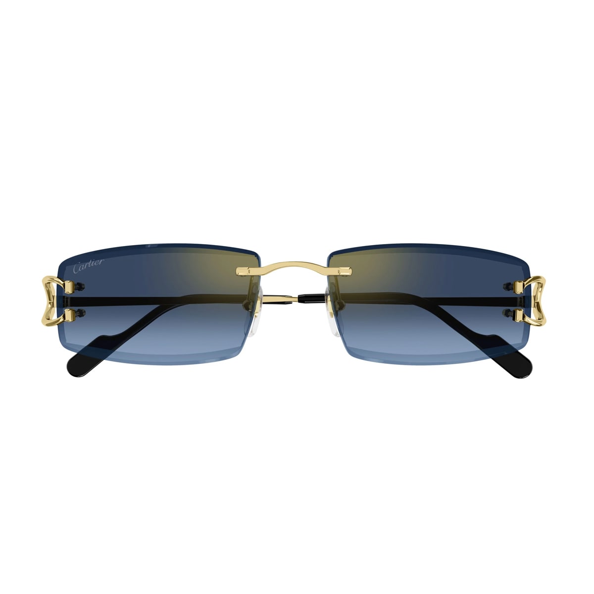 Cartier Ct0465s 002 Signature C De  Sunglasses In Blue