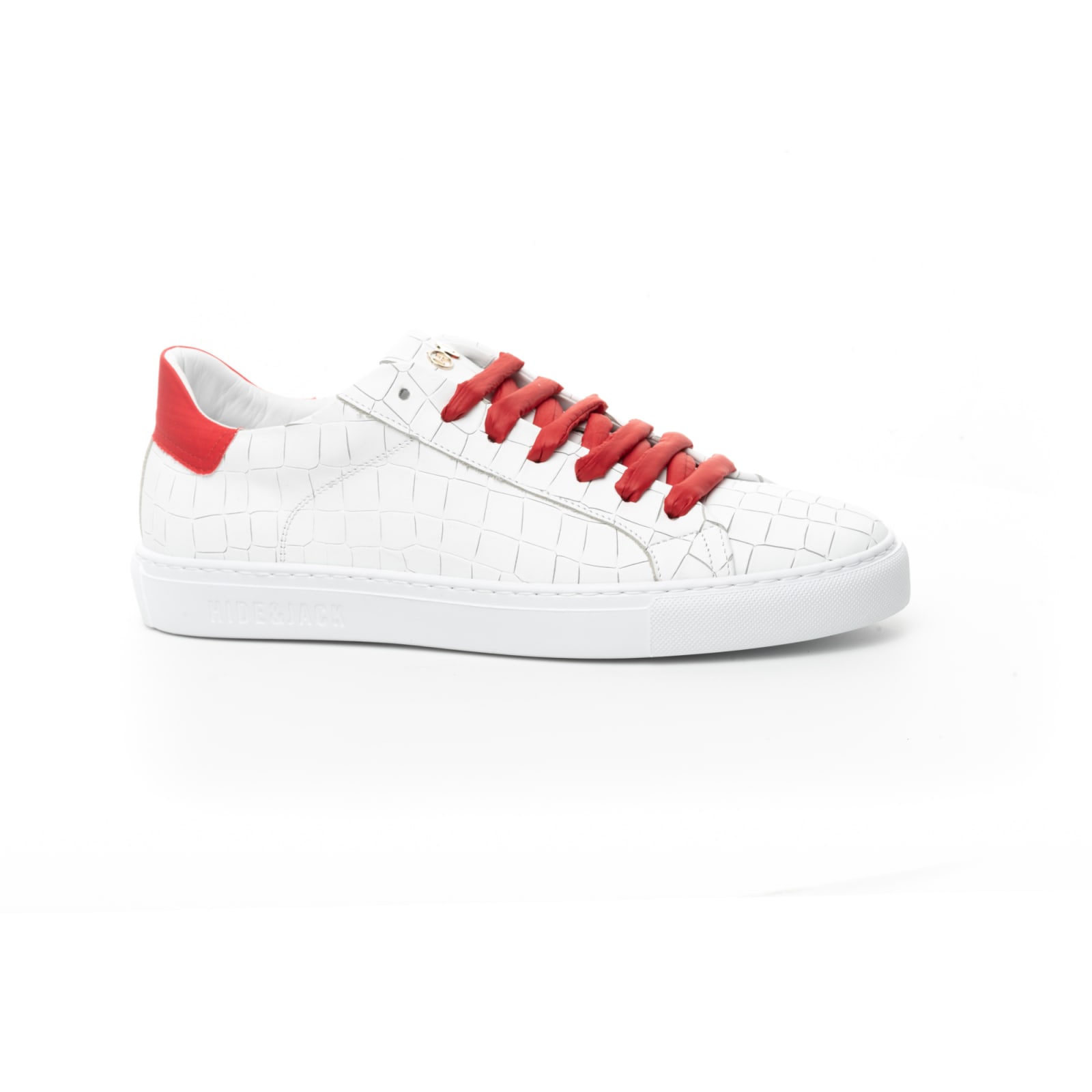 Hide & Jack Low Top Sneaker - Tuscany Red White