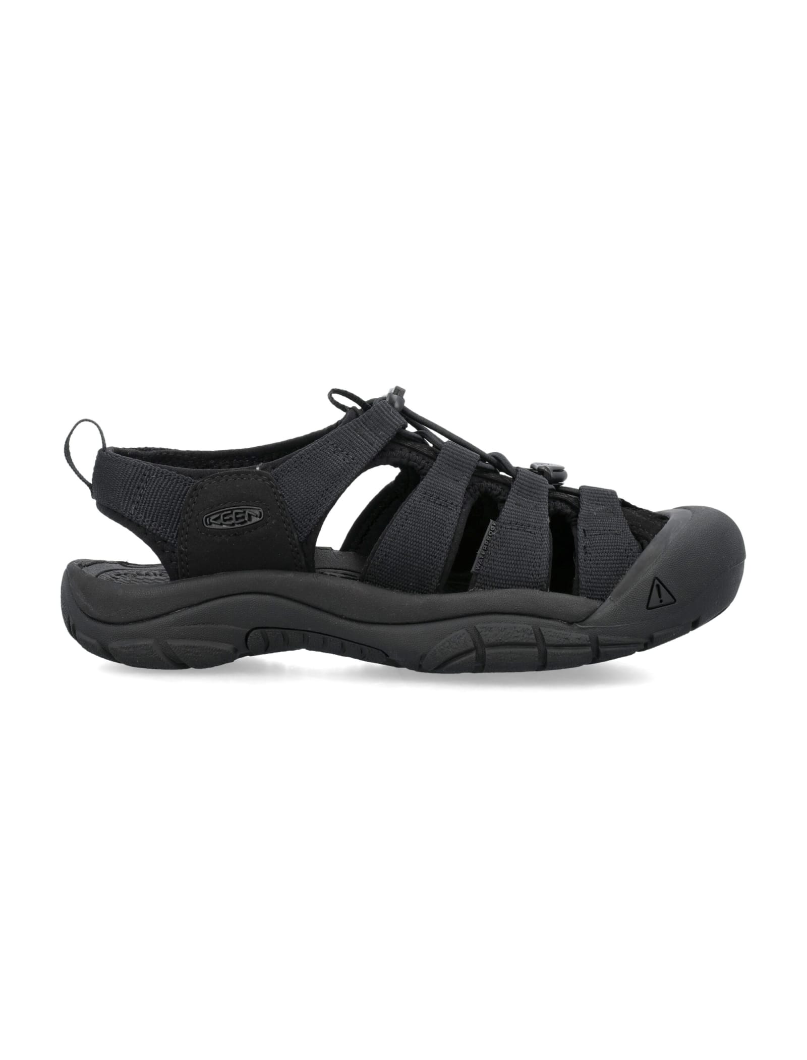 Shop Keen Newport H2 Sandals In Triple Black