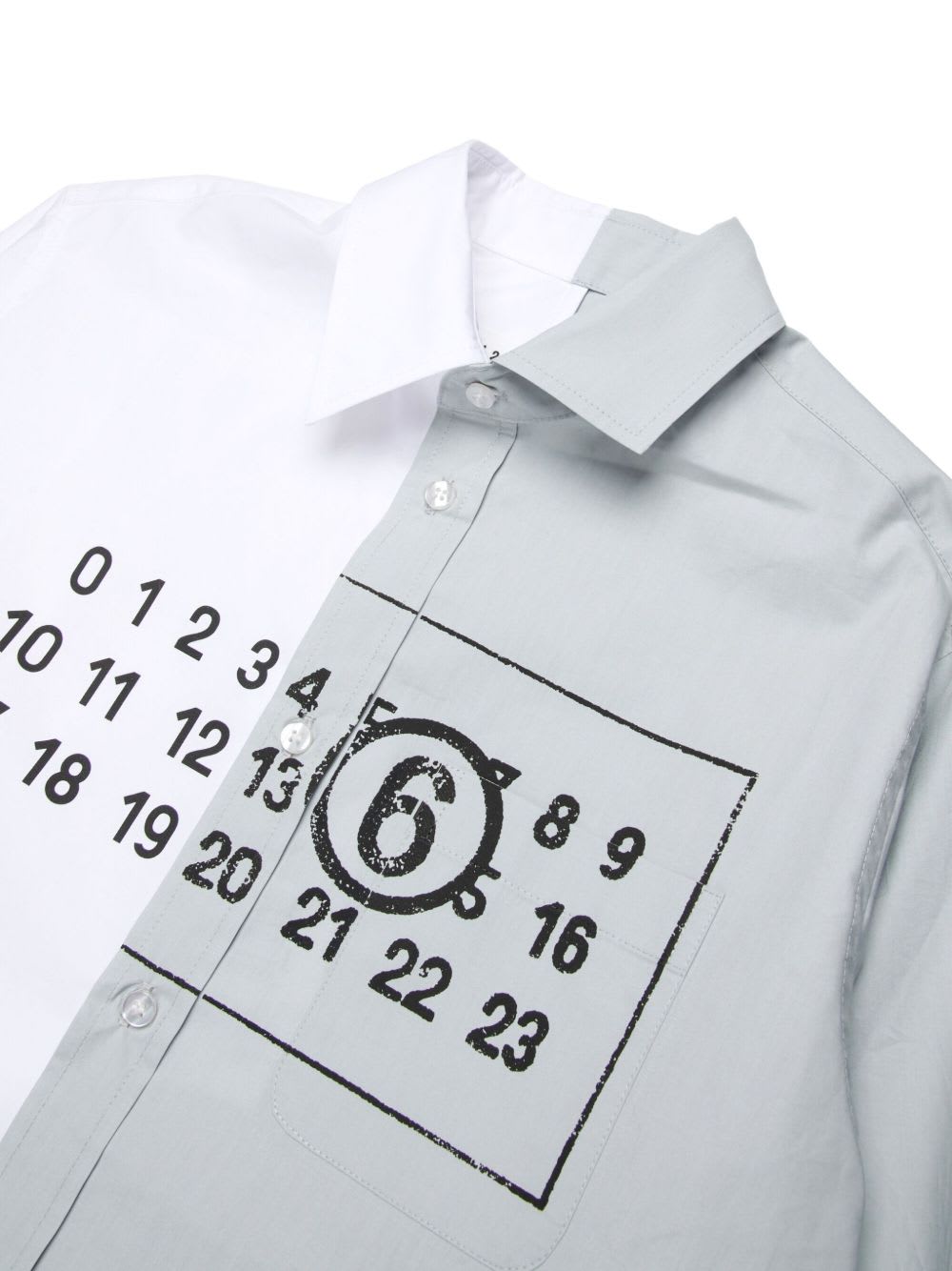 Mm6 Maison Margiela Cotton Shirt In White