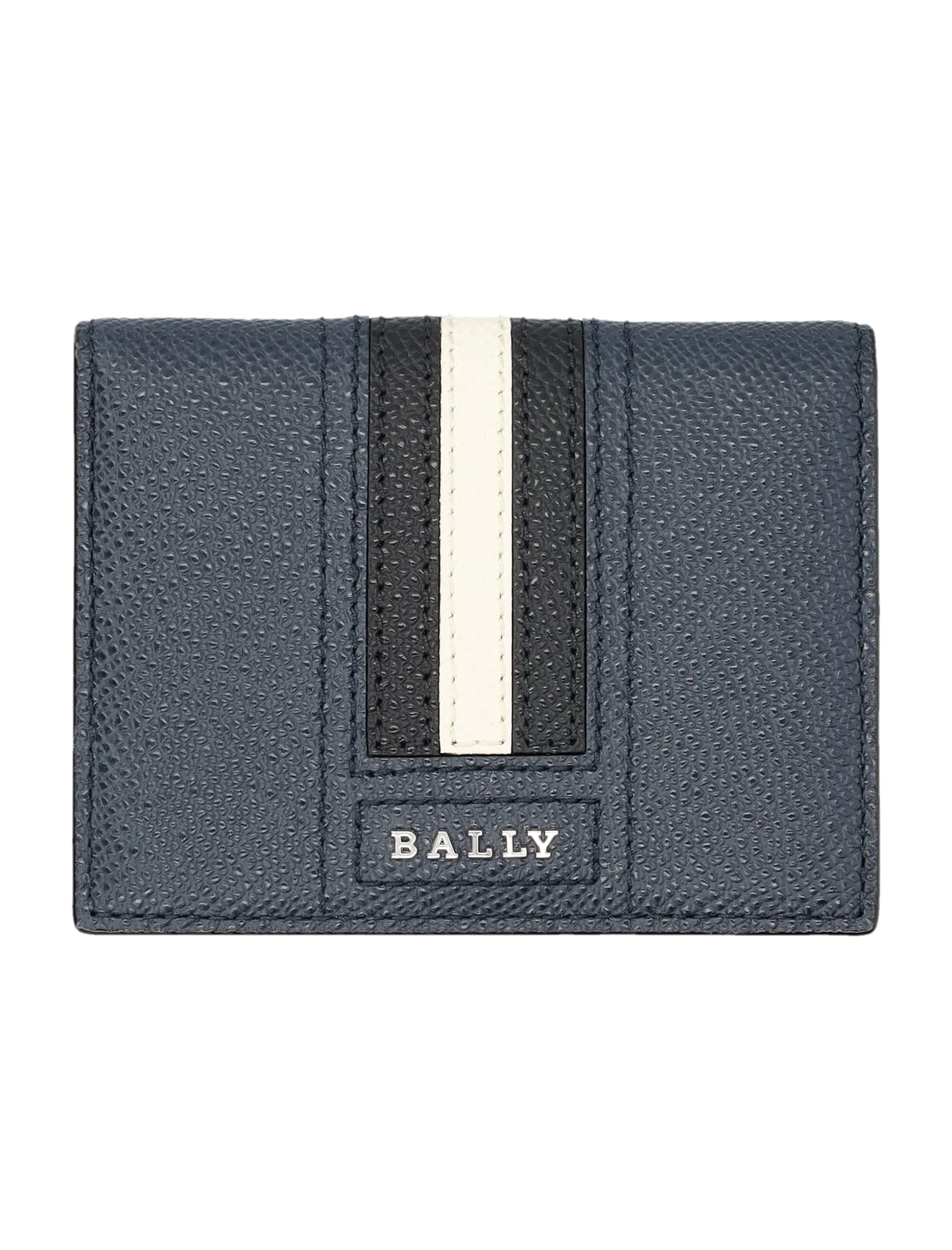 Shop Bally Talder Card Holder In New Blue