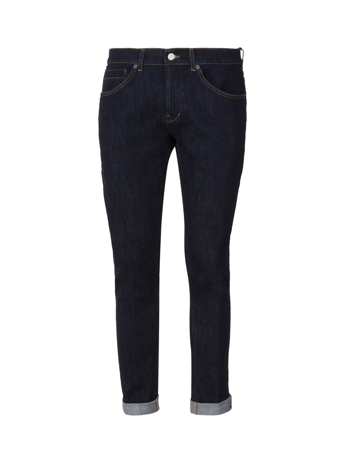 Shop Dondup George Skinny Jeans In Bull Stretch In Blue Navy