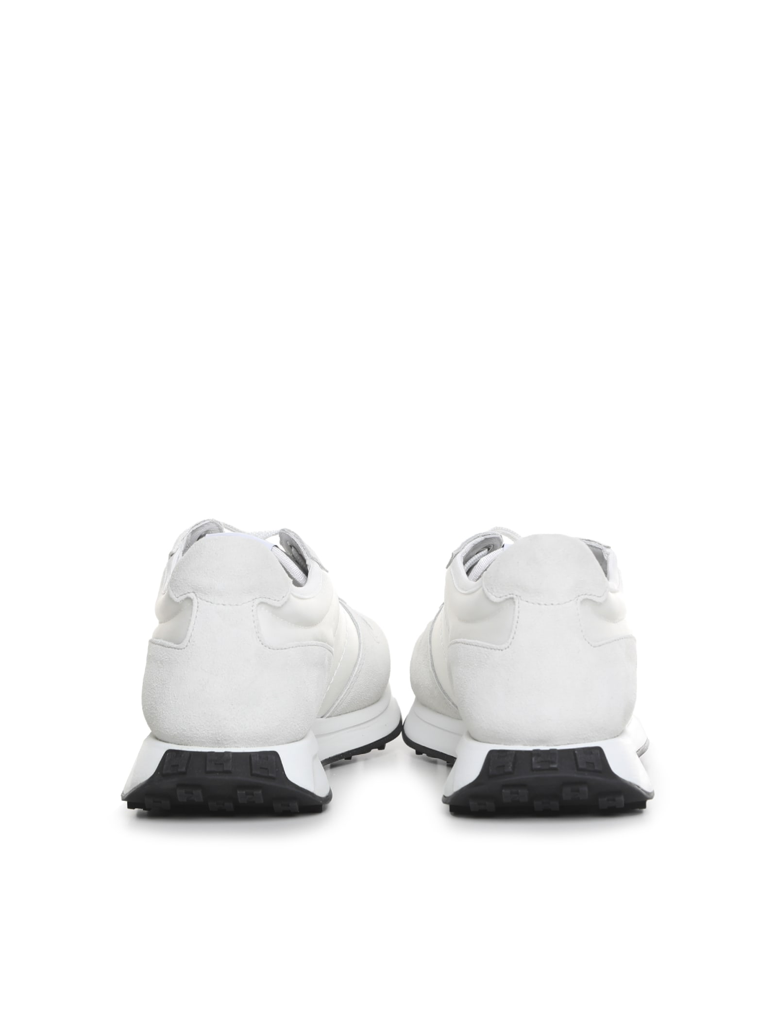 Shop Hogan Sneakers  H601 In (bianco)(grigio Mouse)