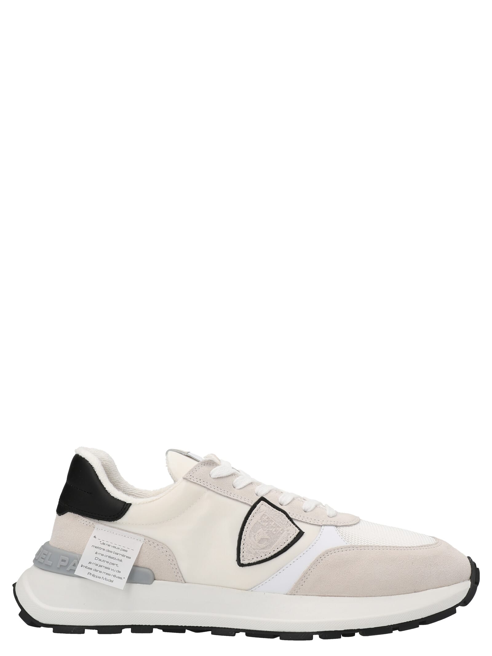Shop Philippe Model Antibes Sneakers In White