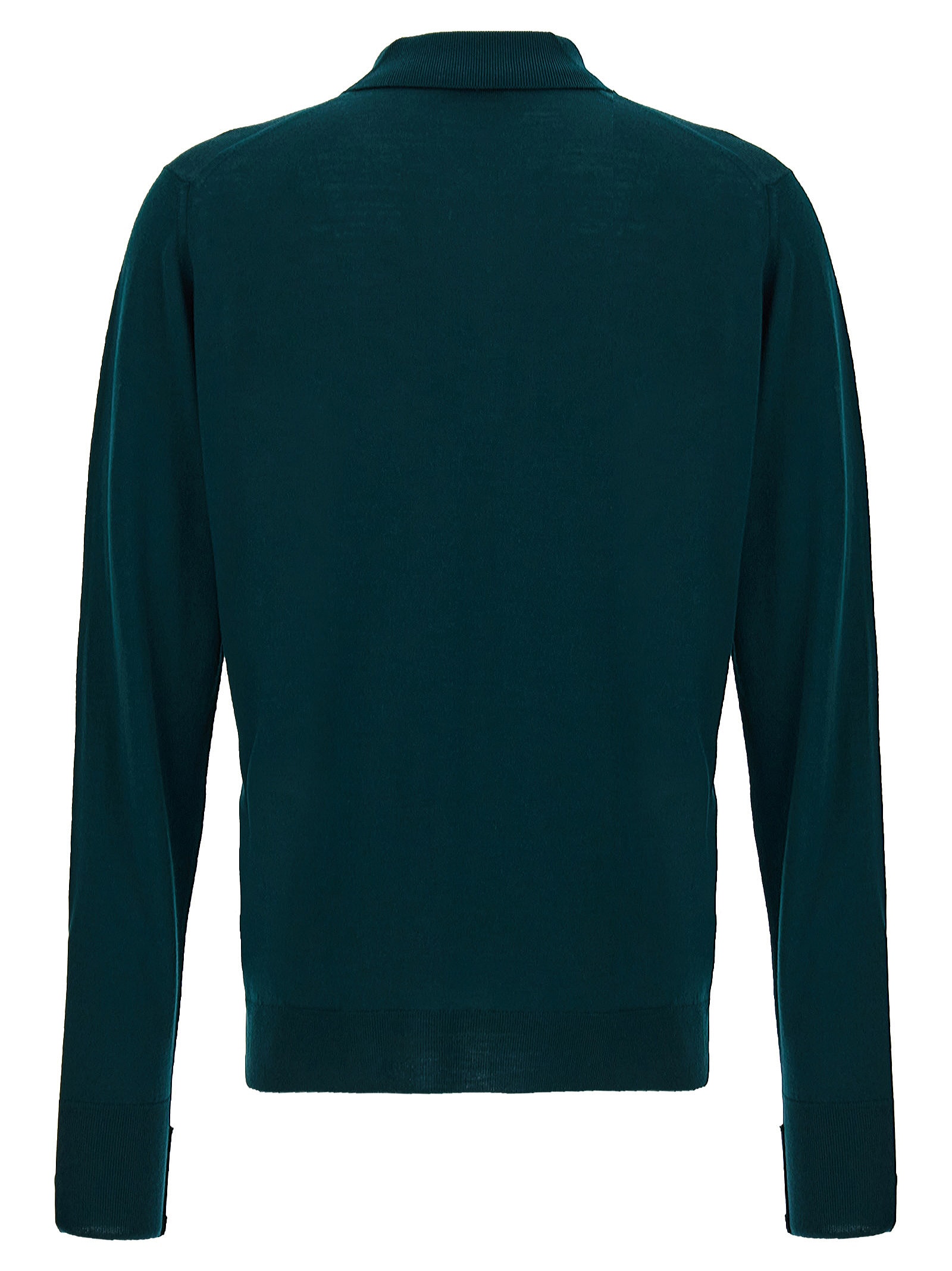 Shop John Smedley Dorset Polo Shirt In Green