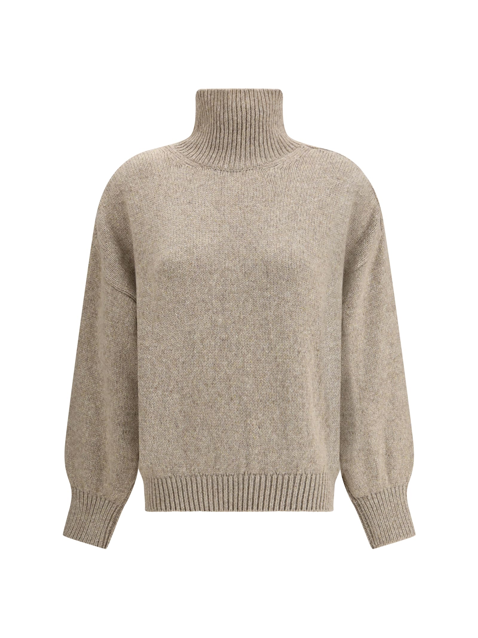 Khaite Beige Cashmere Cashmere Sweater In Brown